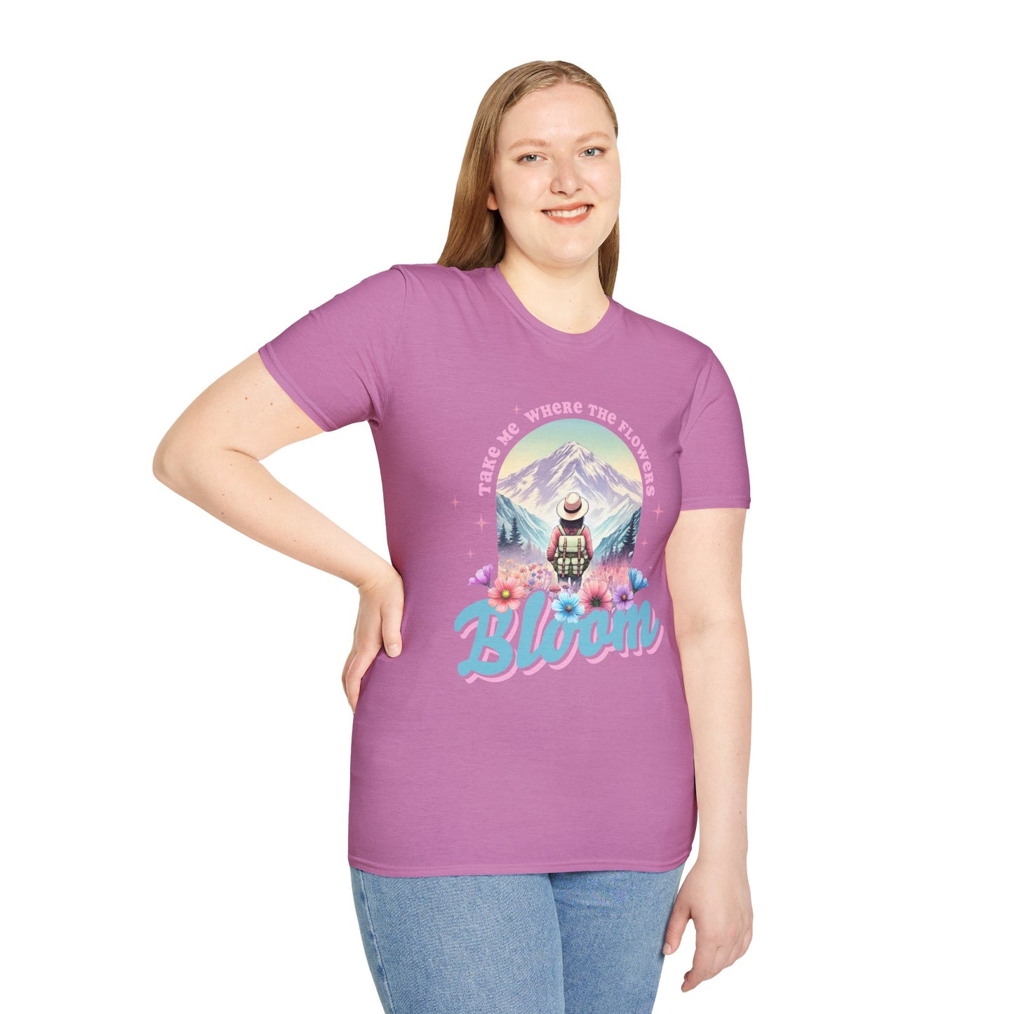 Blooming Adventure Unisex T-Shirt - Nature Lover's Gift, Boho Style Shirt
