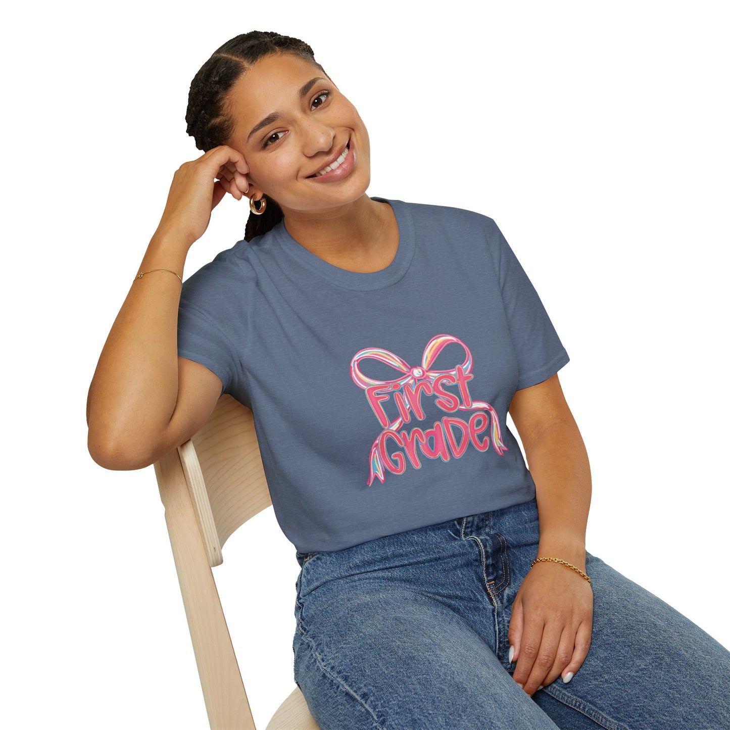 First Grade Teacher T-Shirt - Unisex Softstyle