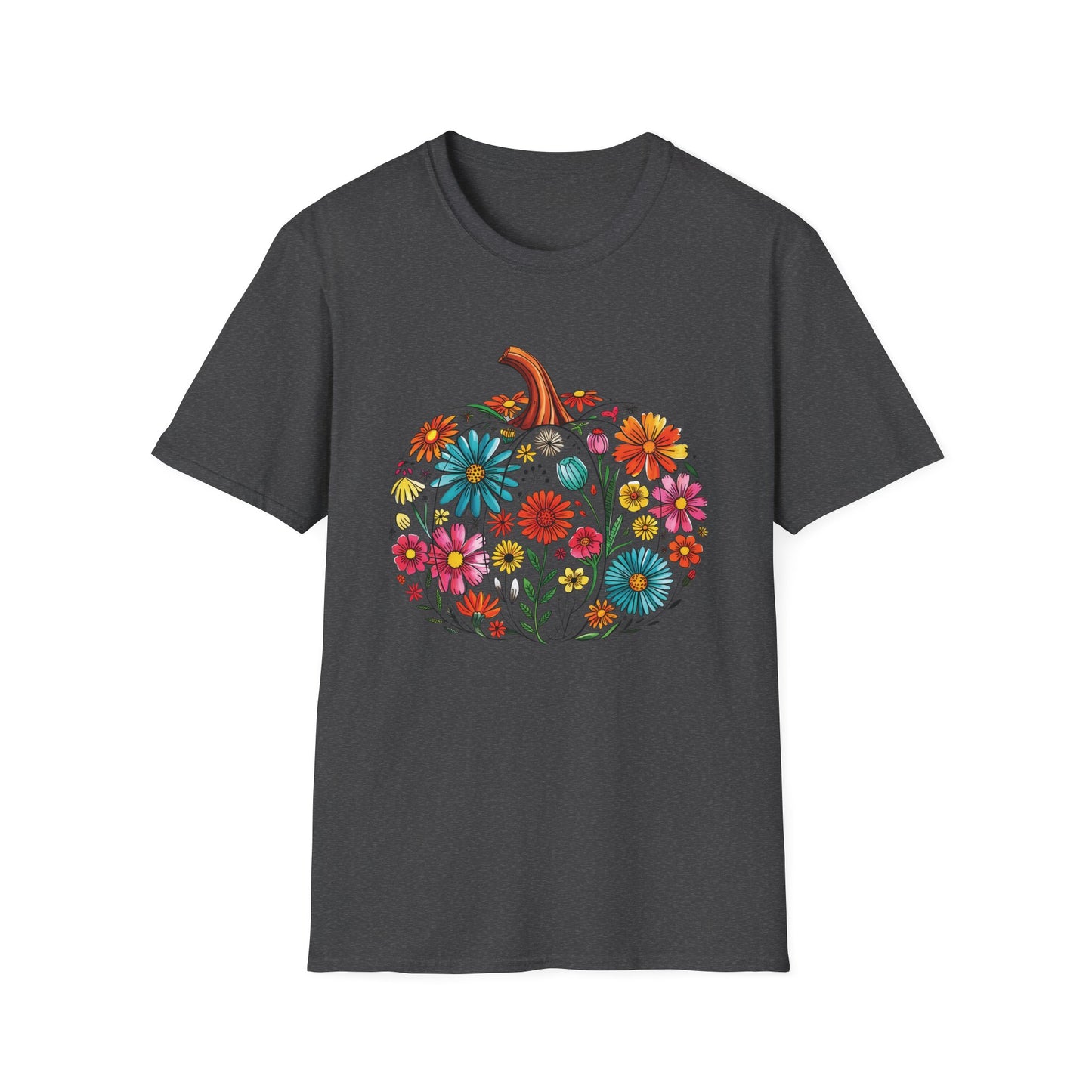 Floral Pumpkin T-Shirt