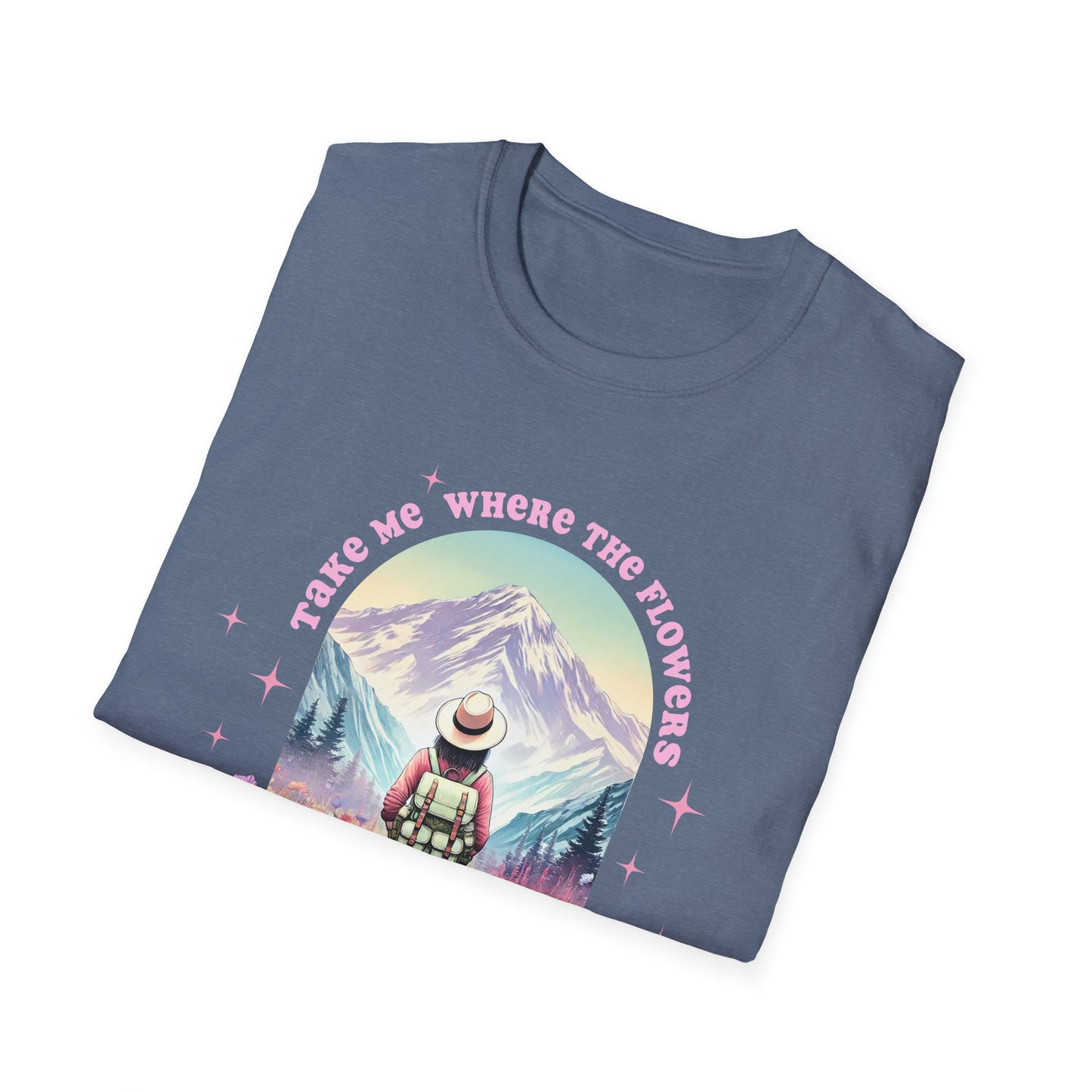 Blooming Adventure Unisex T-Shirt - Nature Lover's Gift, Boho Style Shirt