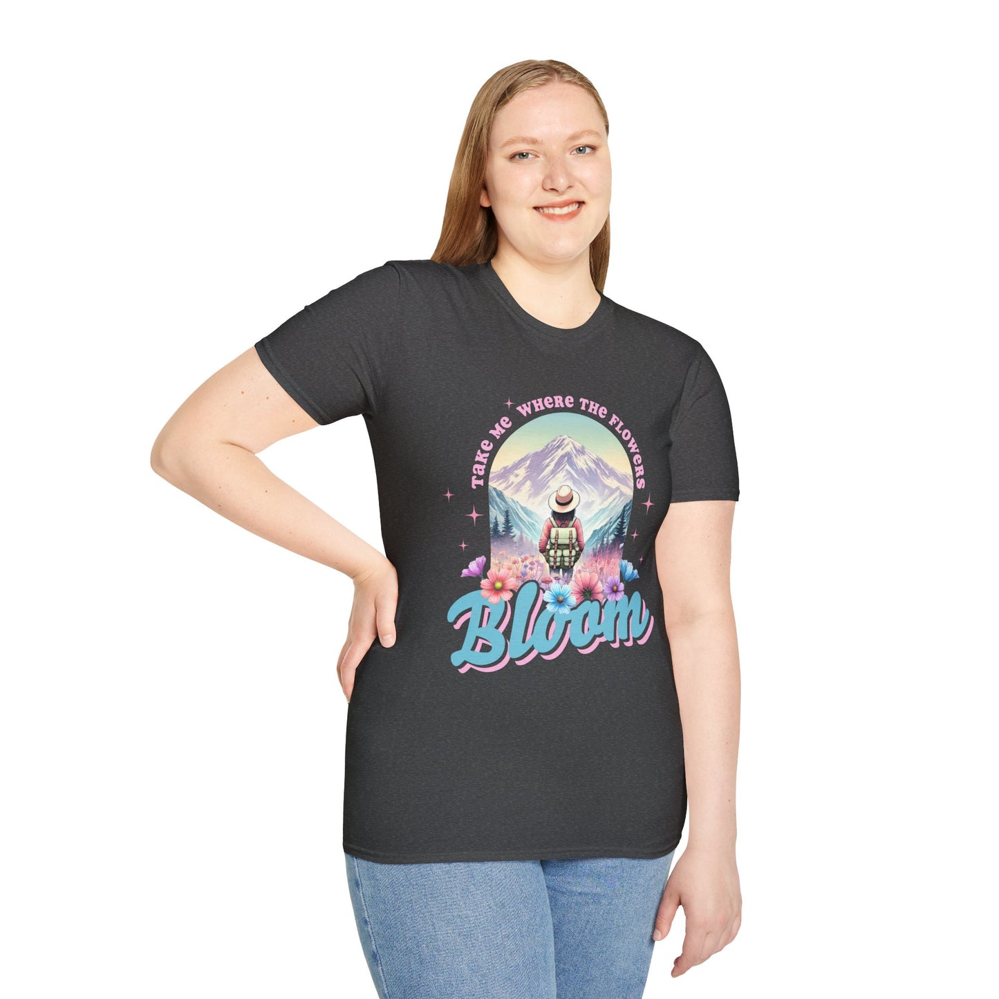 Blooming Adventure Unisex T-Shirt - Nature Lover's Gift, Boho Style Shirt