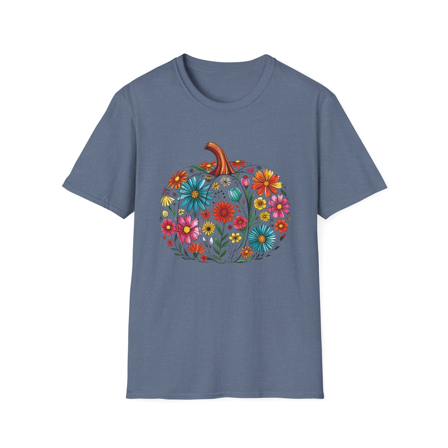 Floral Pumpkin T-Shirt