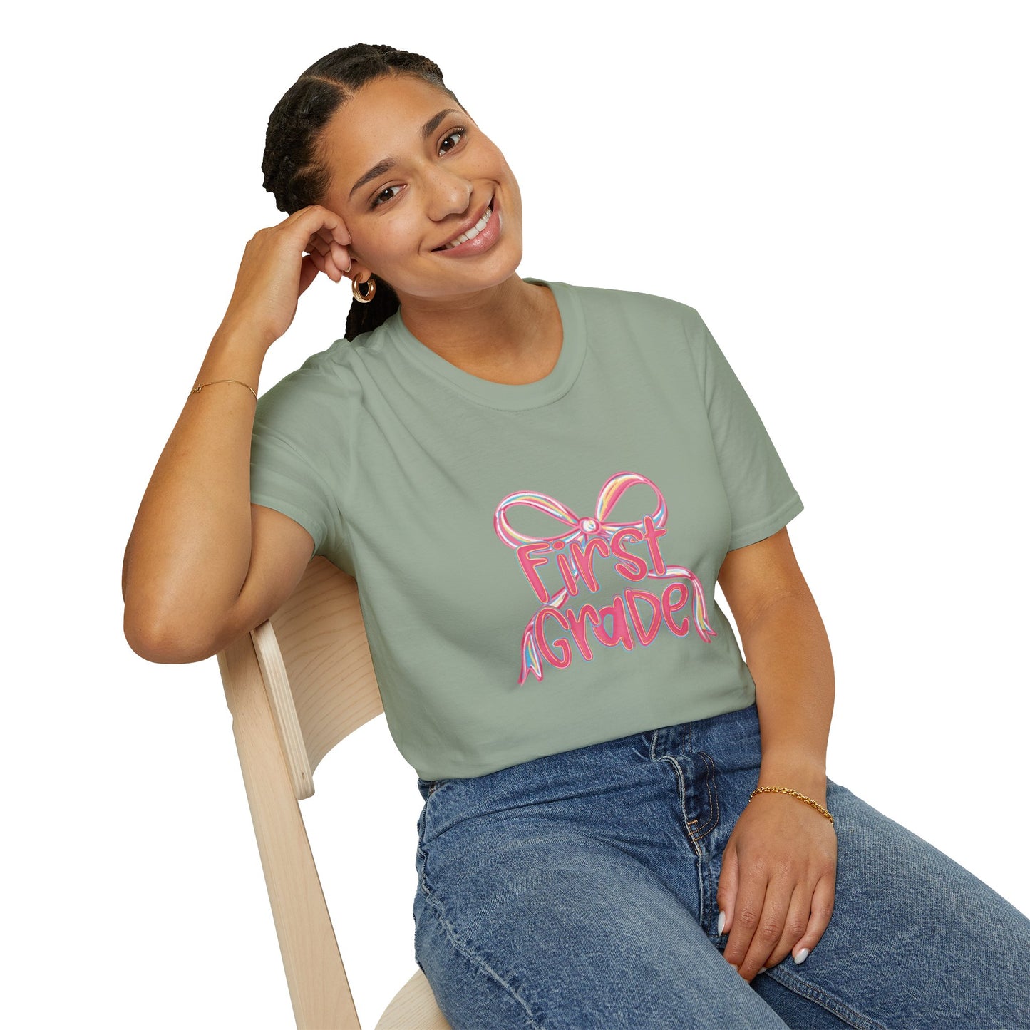 First Grade Teacher T-Shirt - Unisex Softstyle