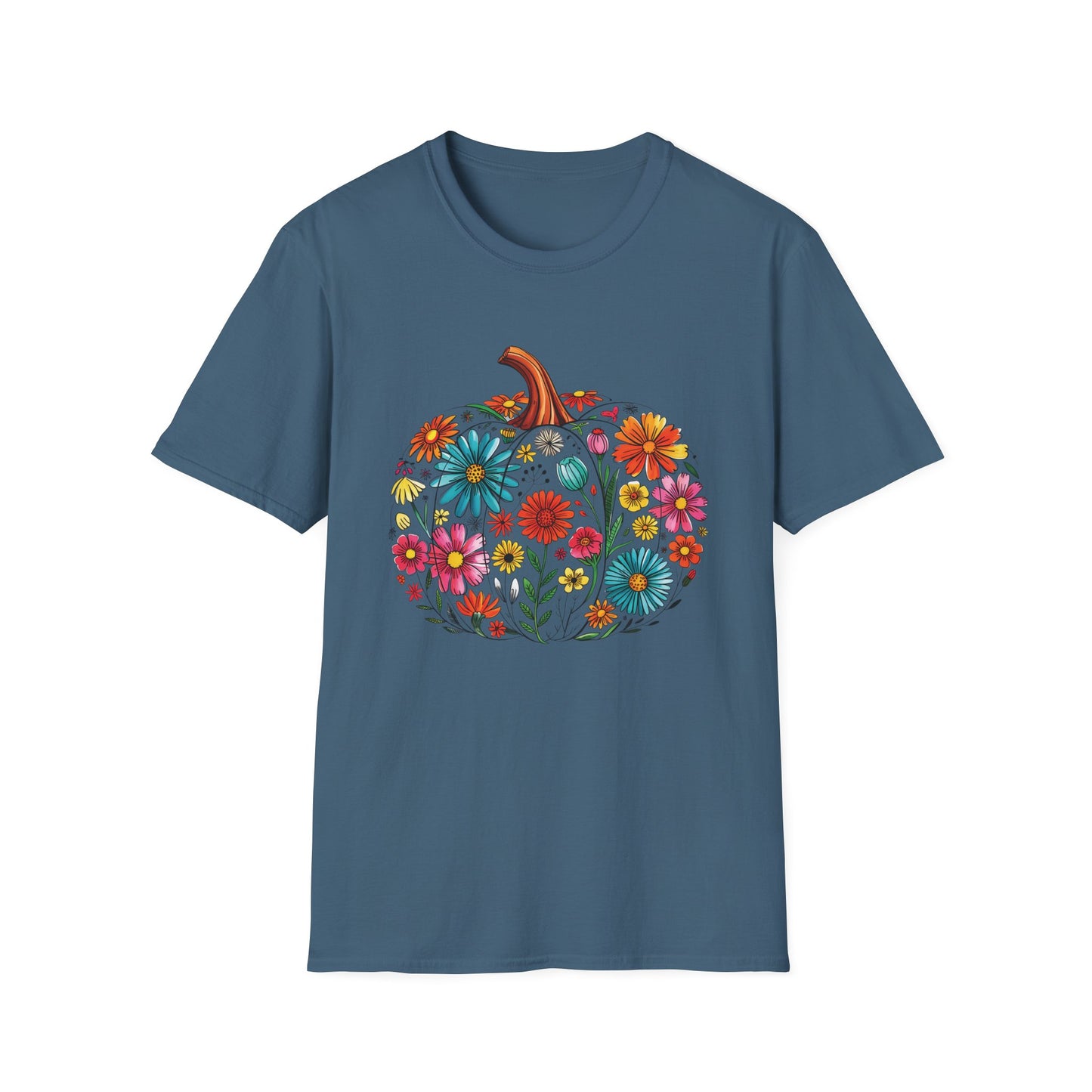 Floral Pumpkin T-Shirt