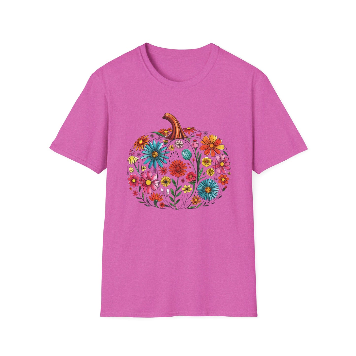 Floral Pumpkin T-Shirt