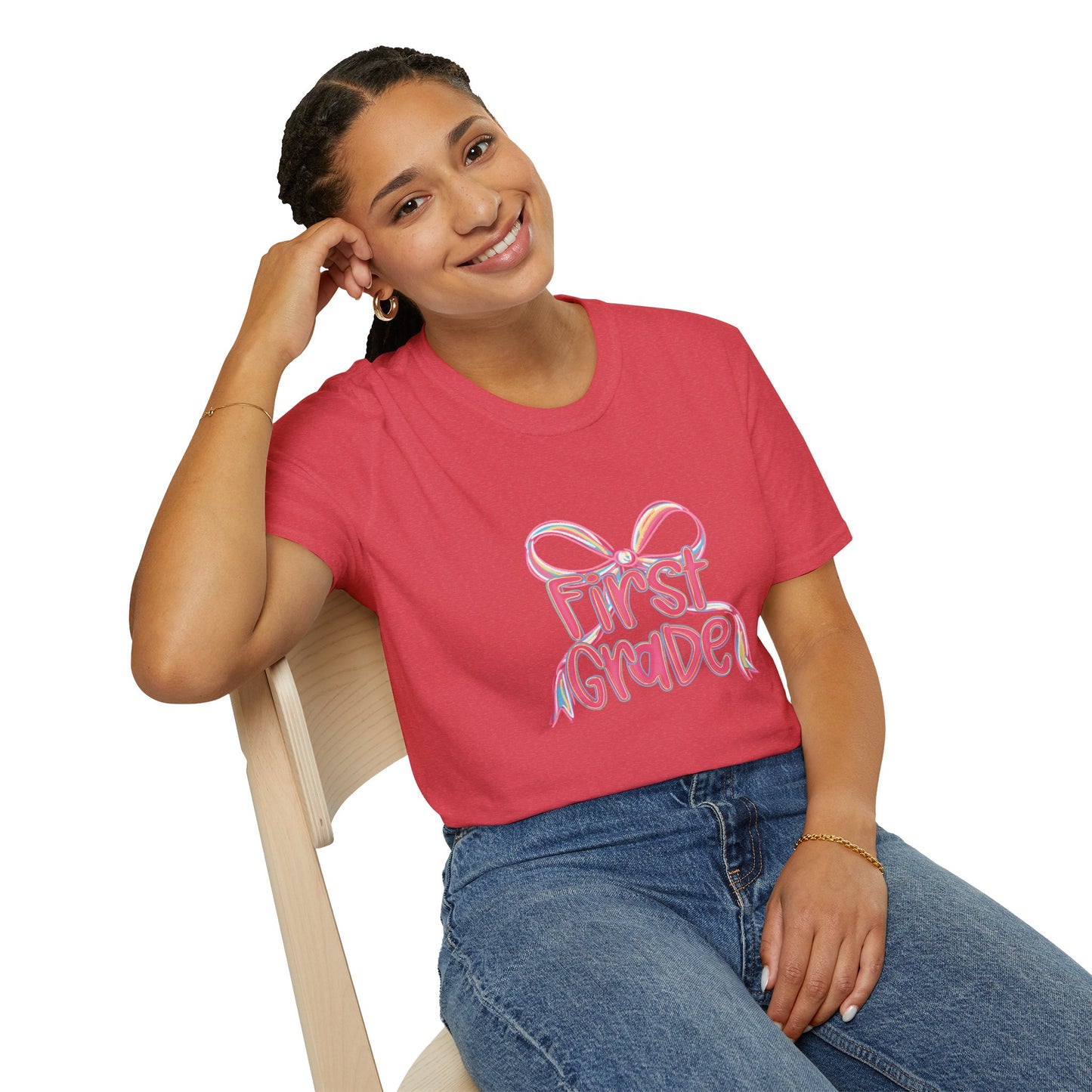 First Grade Teacher T-Shirt - Unisex Softstyle