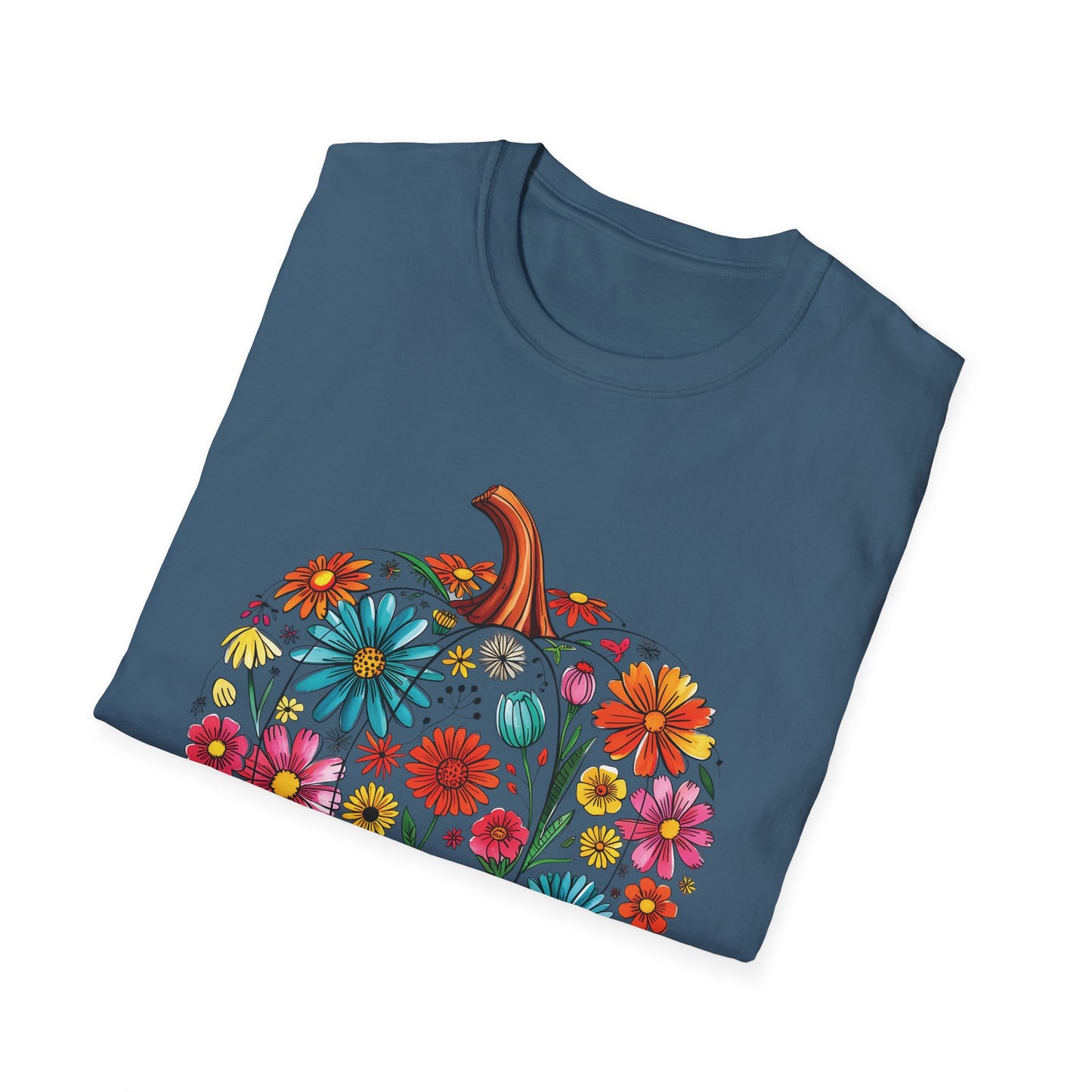 Floral Pumpkin T-Shirt
