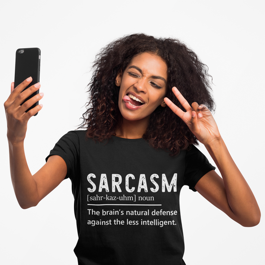 Sarcasm Definition Women's Tee, Funny Graphic T-Shirt, Humor Gift for Her, Softstyle Top, Sarcastic Quote Shirt