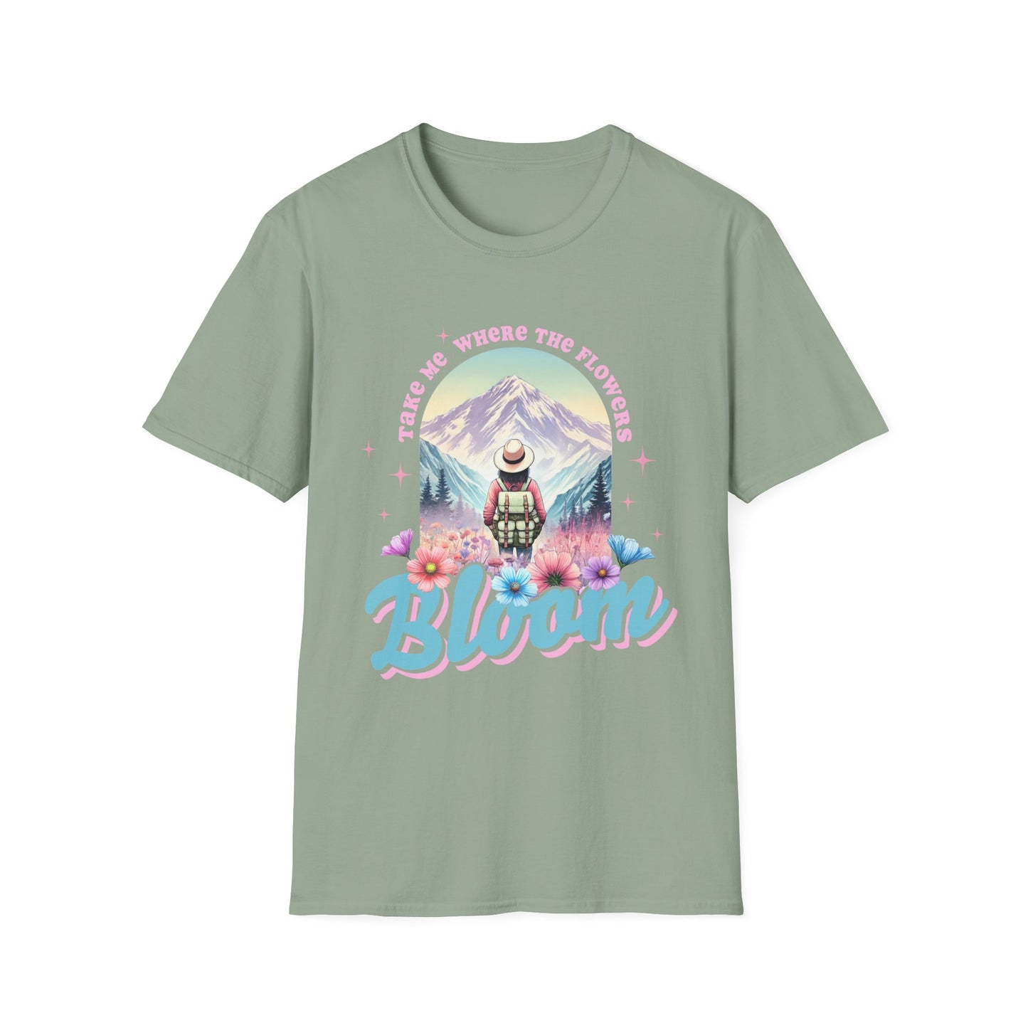 Blooming Adventure Unisex T-Shirt - Nature Lover's Gift, Boho Style Shirt
