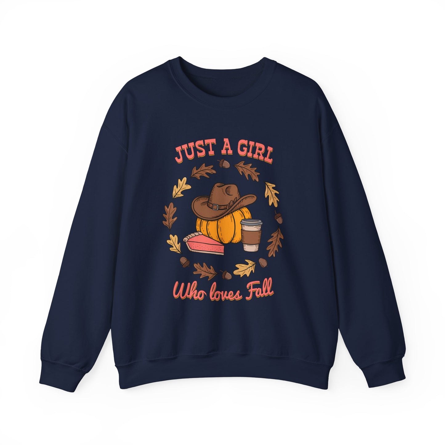 Fall Vibes Crewneck Sweatshirt, Cozy Sweatshirt for Girls, Autumn Fashion, Pumpkin Spice Sweatshirt, Fall Apparel, Perfect for Thanksgiving