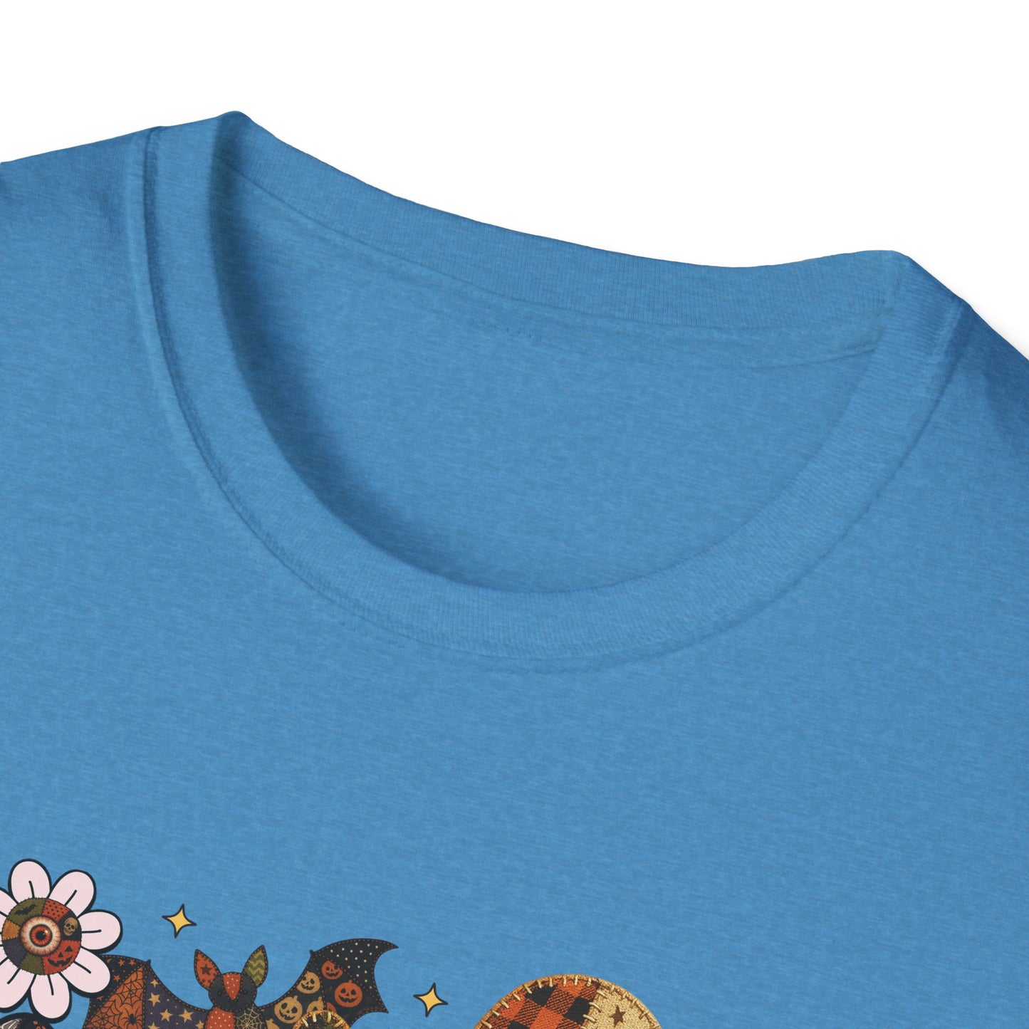 Fall Halloween Patchwork Tee Unisex T-Shirt