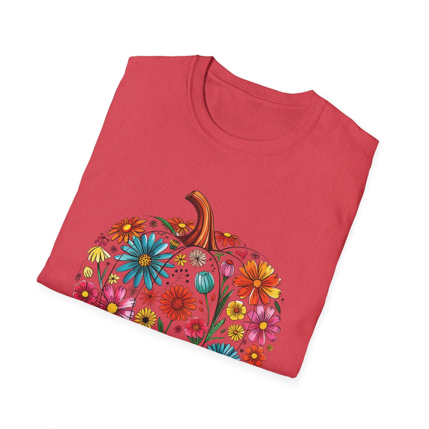 Floral Pumpkin T-Shirt