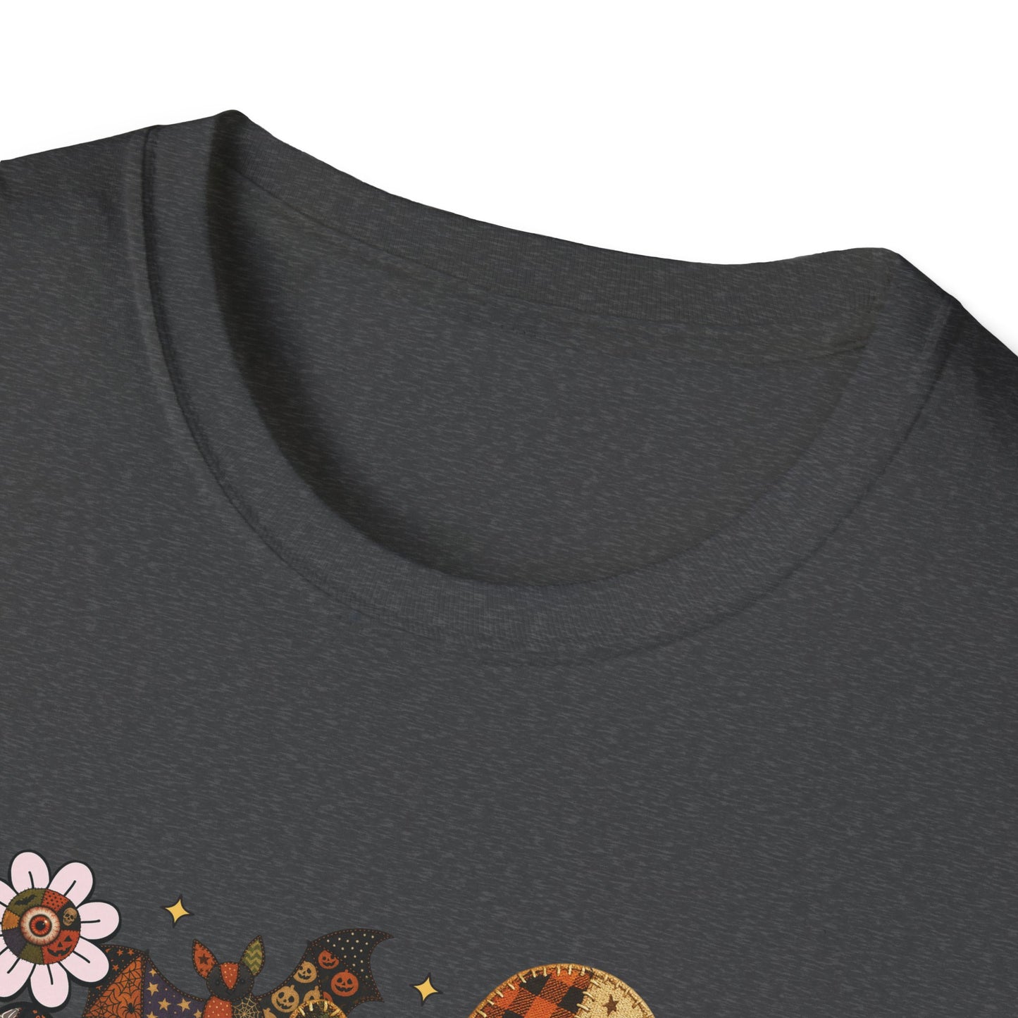 Fall Halloween Patchwork Tee Unisex T-Shirt