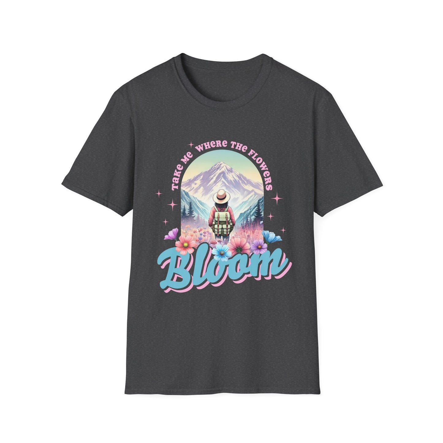 Blooming Adventure Unisex T-Shirt - Nature Lover's Gift, Boho Style Shirt