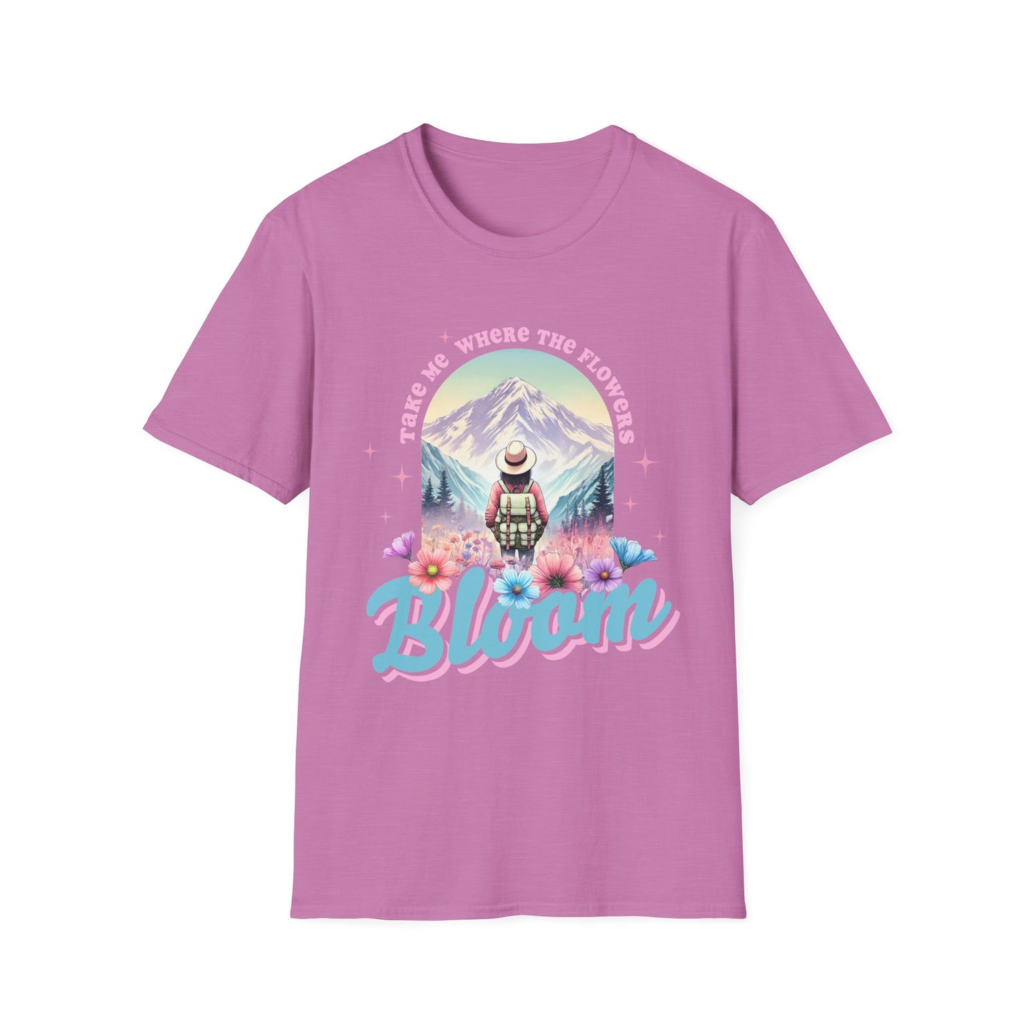 Blooming Adventure Unisex T-Shirt - Nature Lover's Gift, Boho Style Shirt