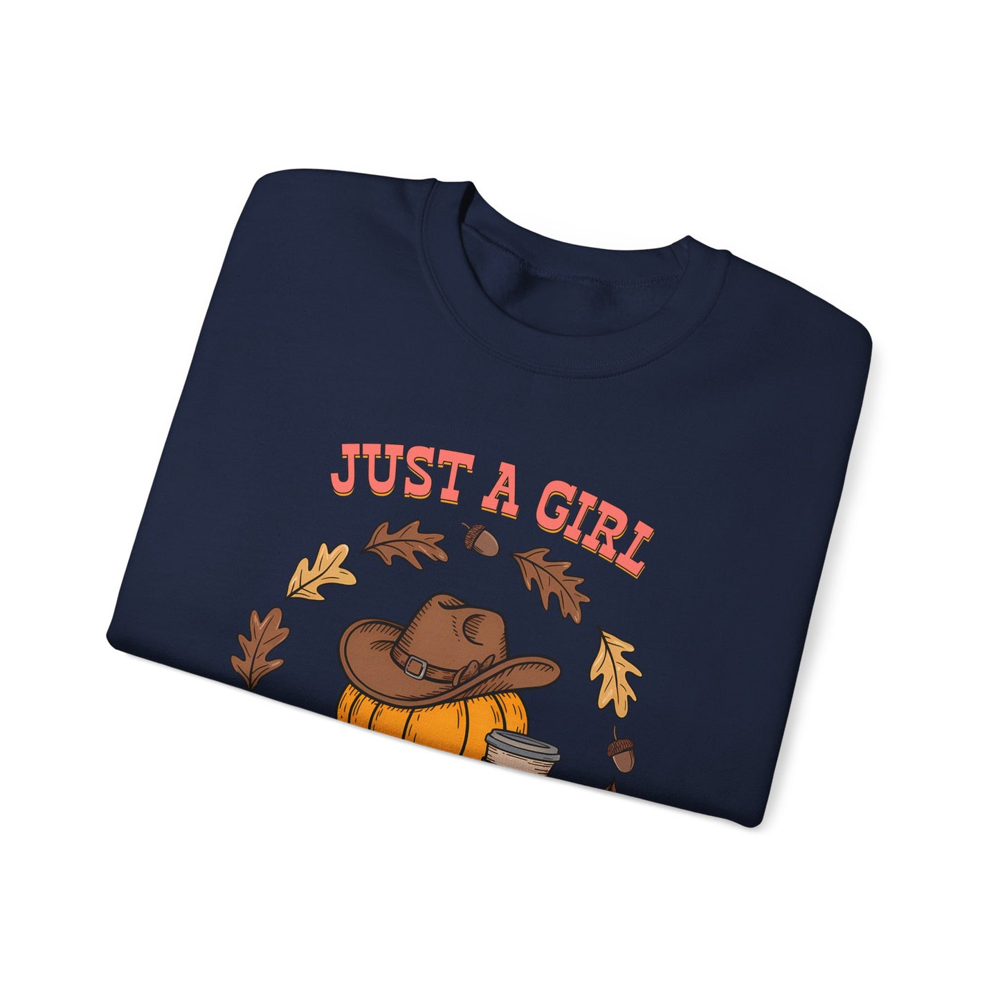 Fall Vibes Crewneck Sweatshirt, Cozy Sweatshirt for Girls, Autumn Fashion, Pumpkin Spice Sweatshirt, Fall Apparel, Perfect for Thanksgiving