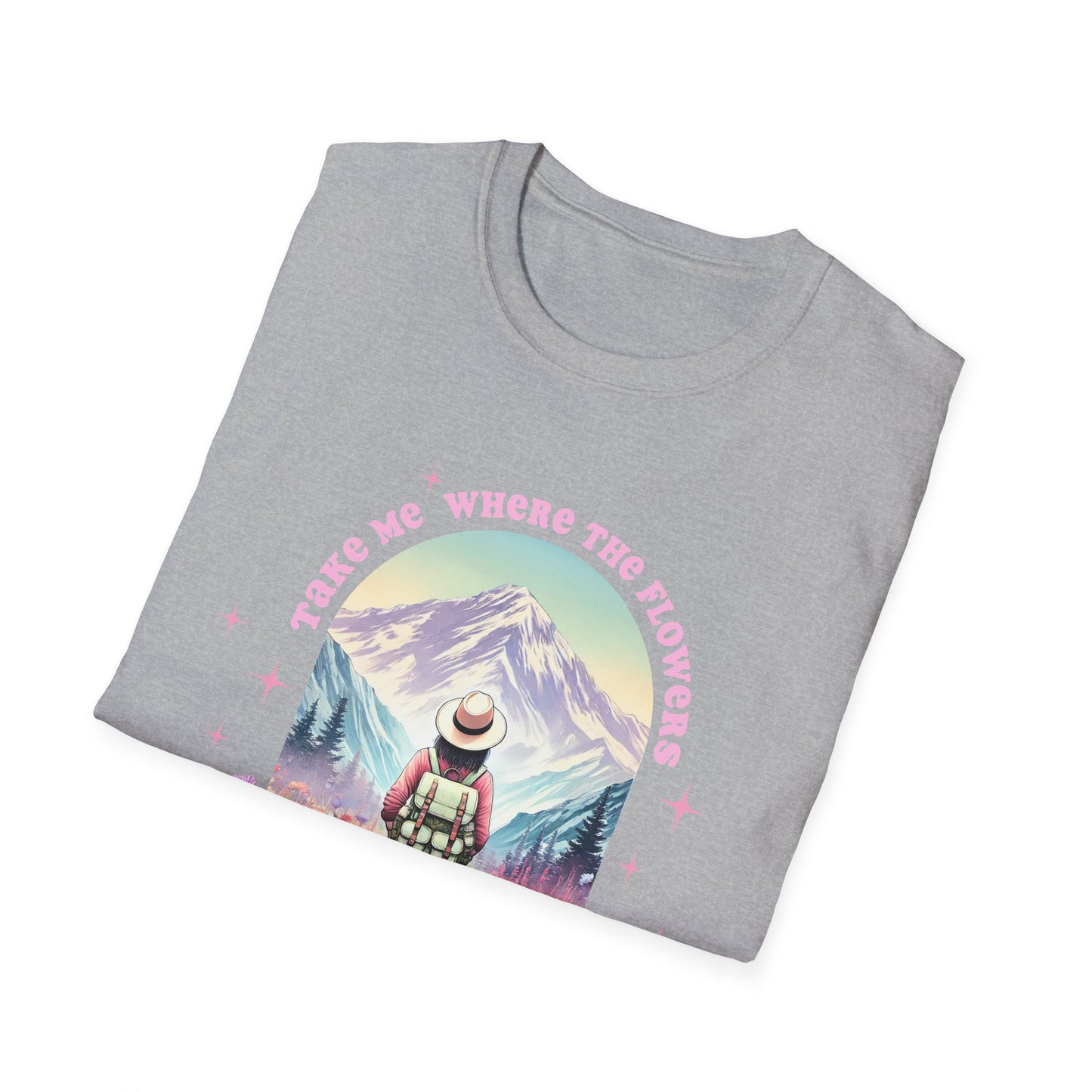 Blooming Adventure Unisex T-Shirt - Nature Lover's Gift, Boho Style Shirt