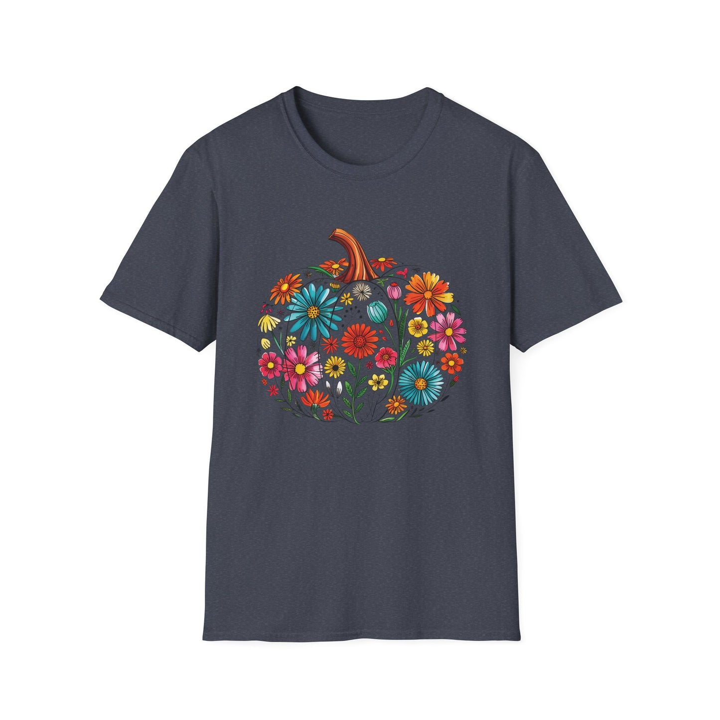 Floral Pumpkin T-Shirt
