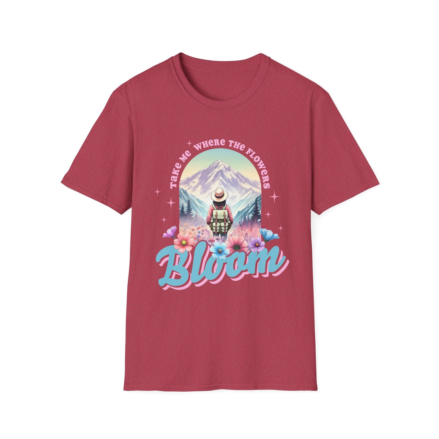 Blooming Adventure Unisex T-Shirt - Nature Lover's Gift, Boho Style Shirt