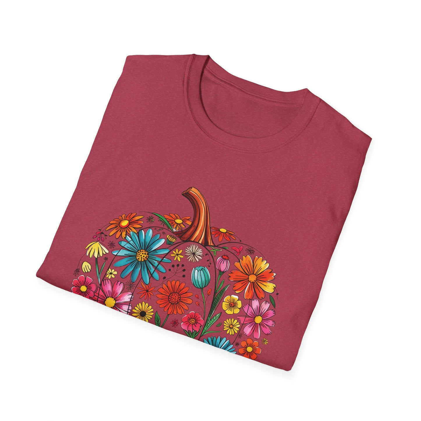 Floral Pumpkin T-Shirt