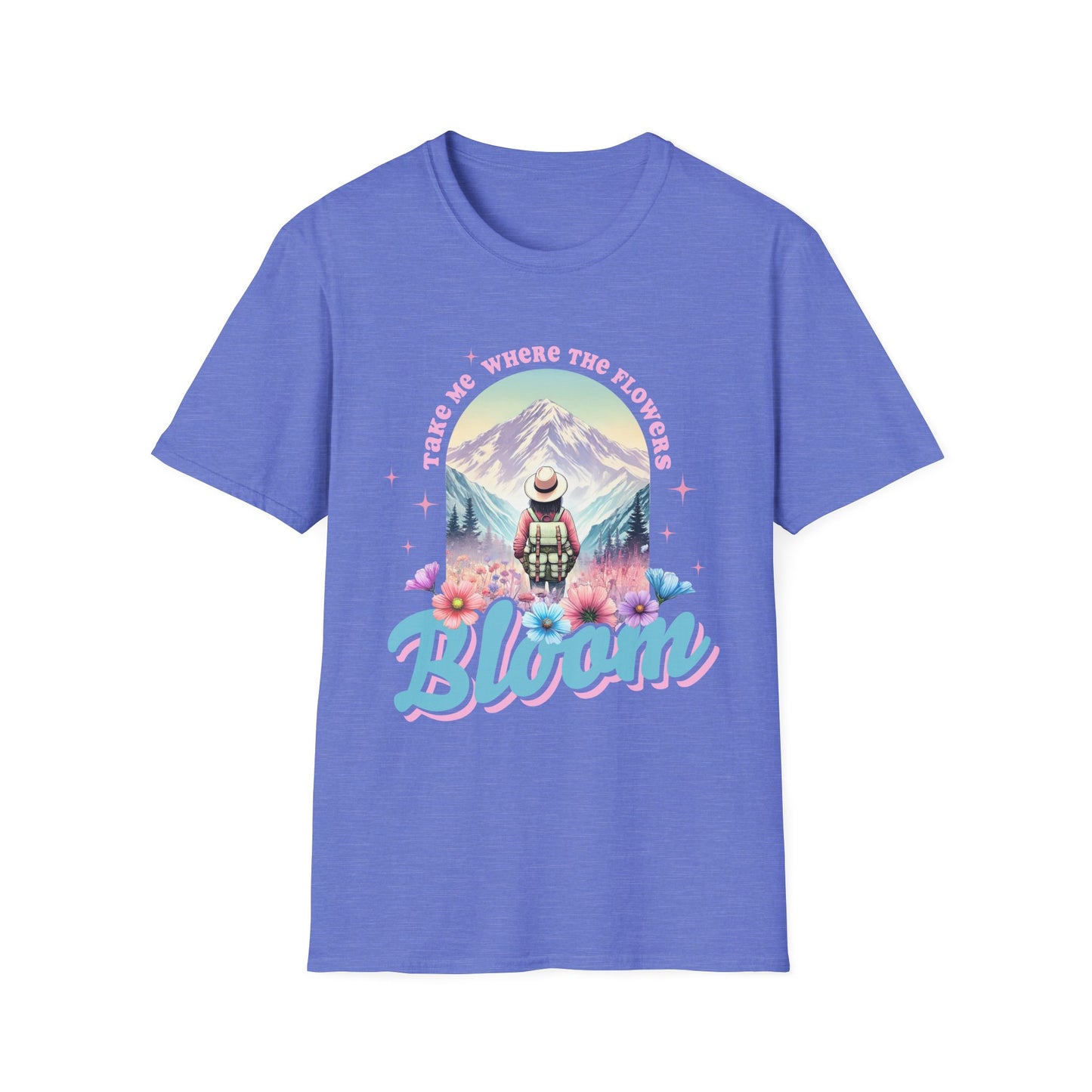 Blooming Adventure Unisex T-Shirt - Nature Lover's Gift, Boho Style Shirt