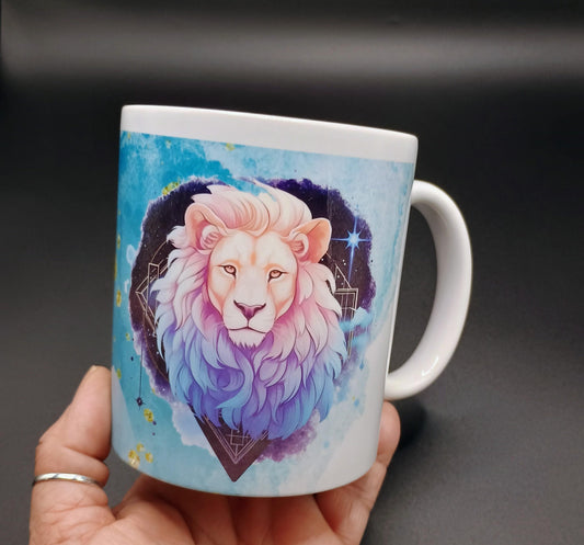 Leo Astrological Sign Ceramic coffee mug