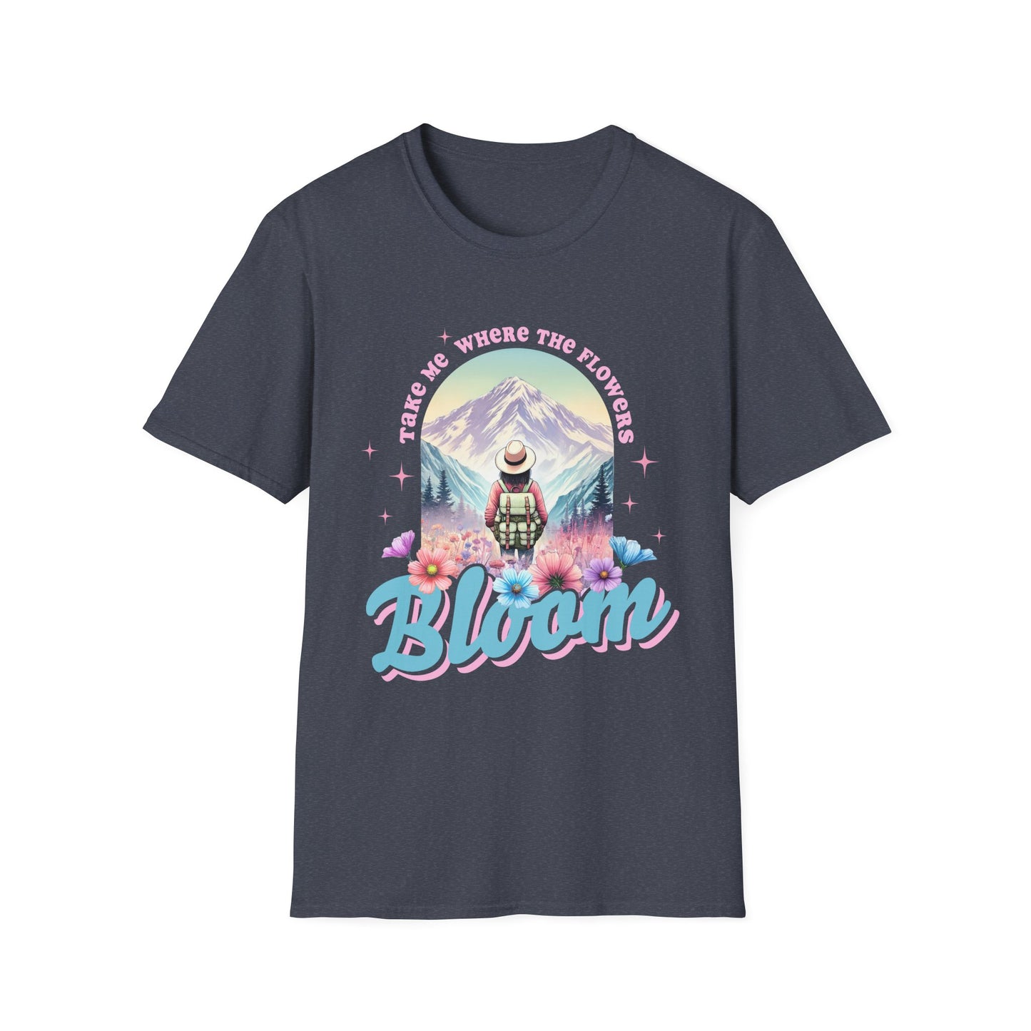 Blooming Adventure Unisex T-Shirt - Nature Lover's Gift, Boho Style Shirt