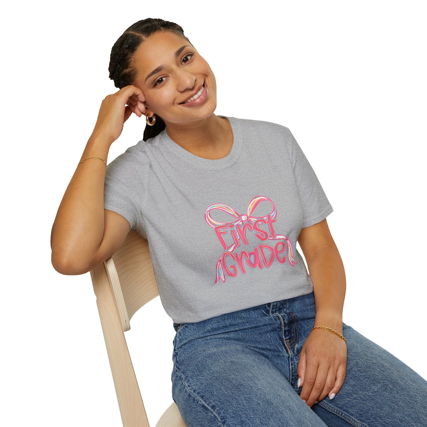 First Grade Teacher T-Shirt - Unisex Softstyle