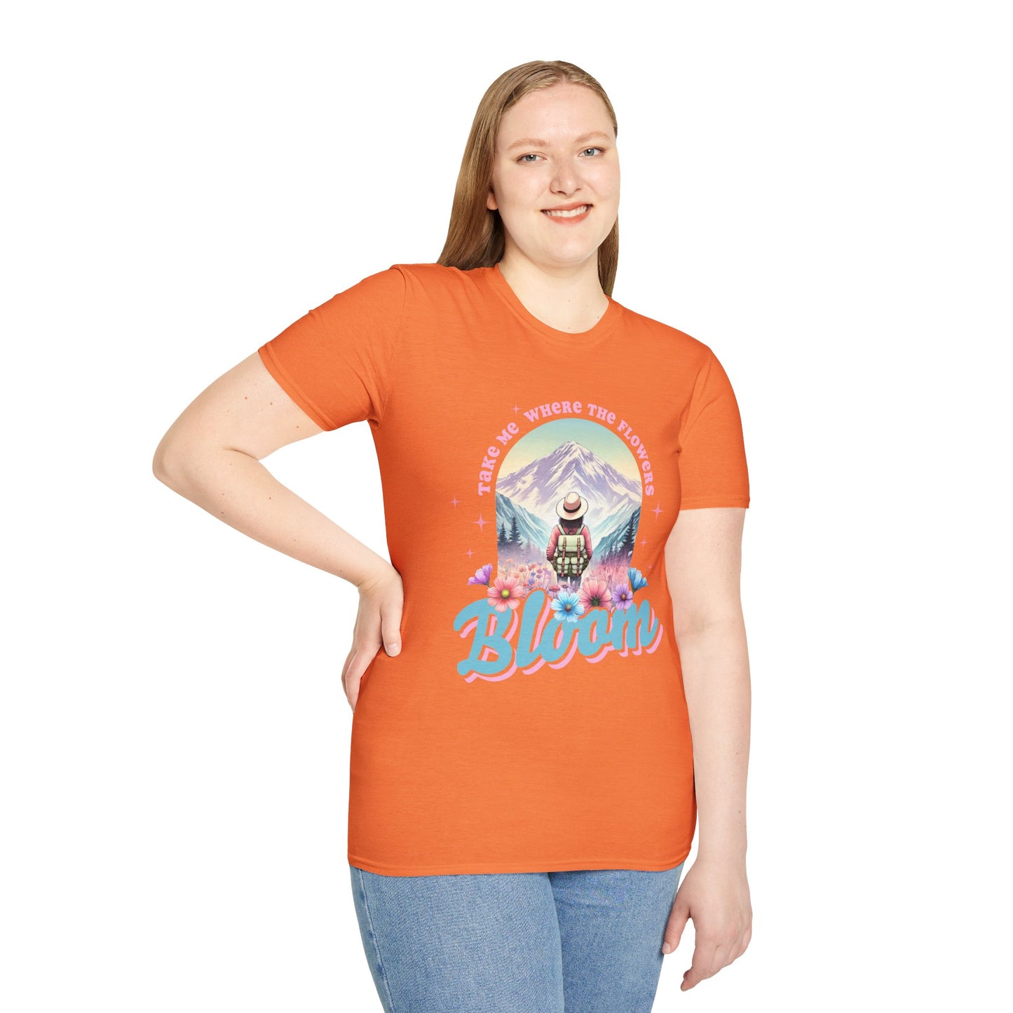 Blooming Adventure Unisex T-Shirt - Nature Lover's Gift, Boho Style Shirt