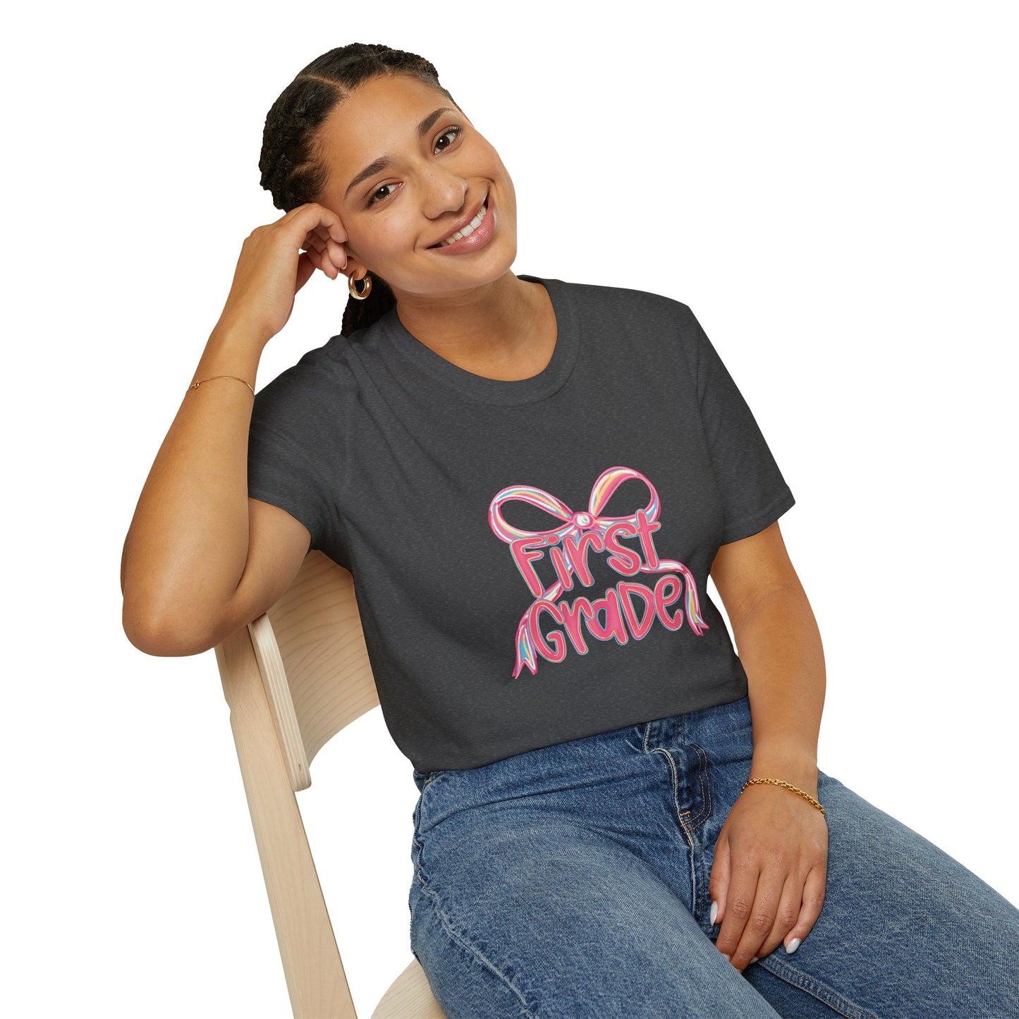 First Grade Teacher T-Shirt - Unisex Softstyle