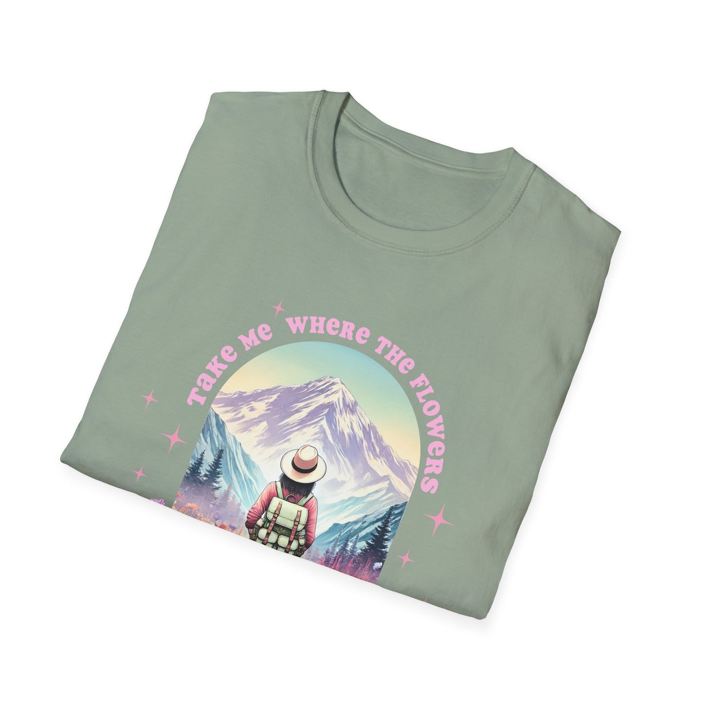 Blooming Adventure Unisex T-Shirt - Nature Lover's Gift, Boho Style Shirt