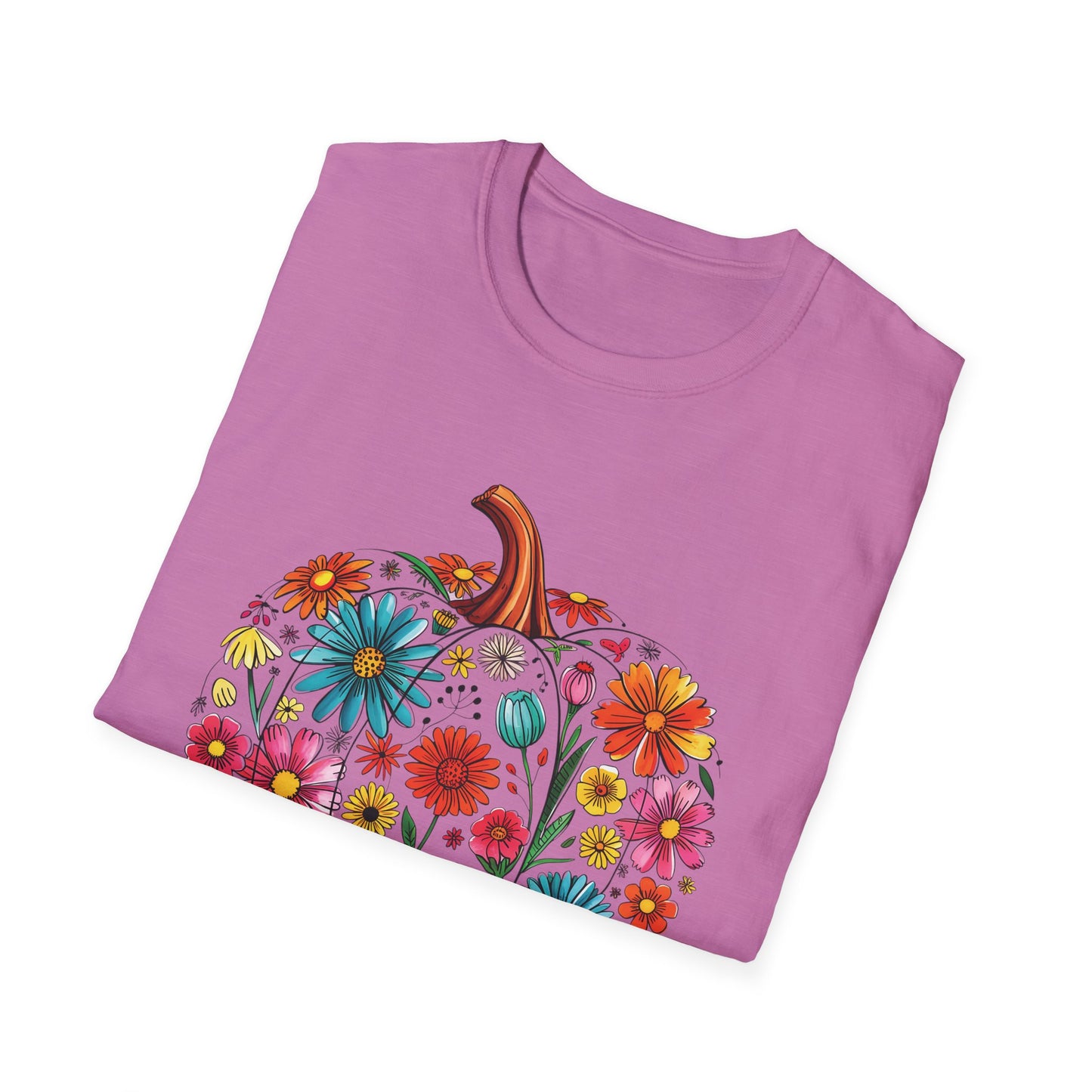 Floral Pumpkin T-Shirt