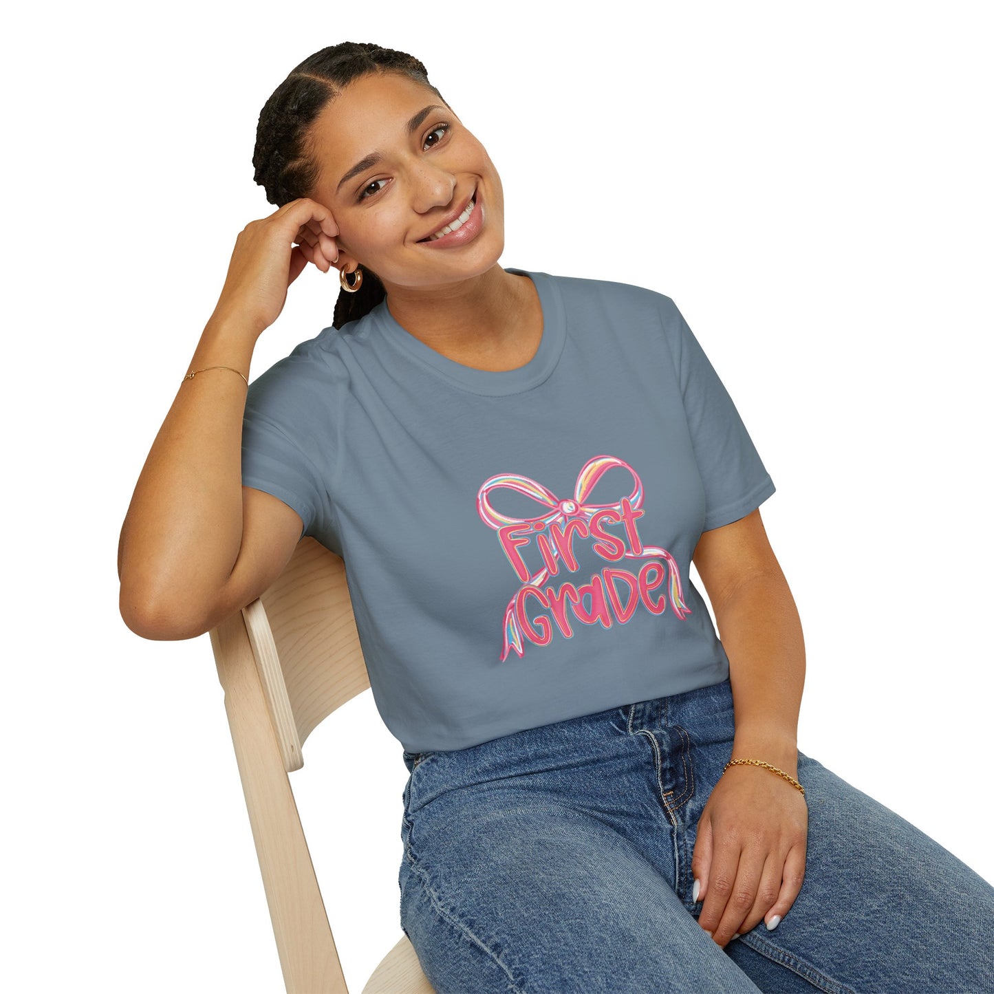 First Grade Teacher T-Shirt - Unisex Softstyle