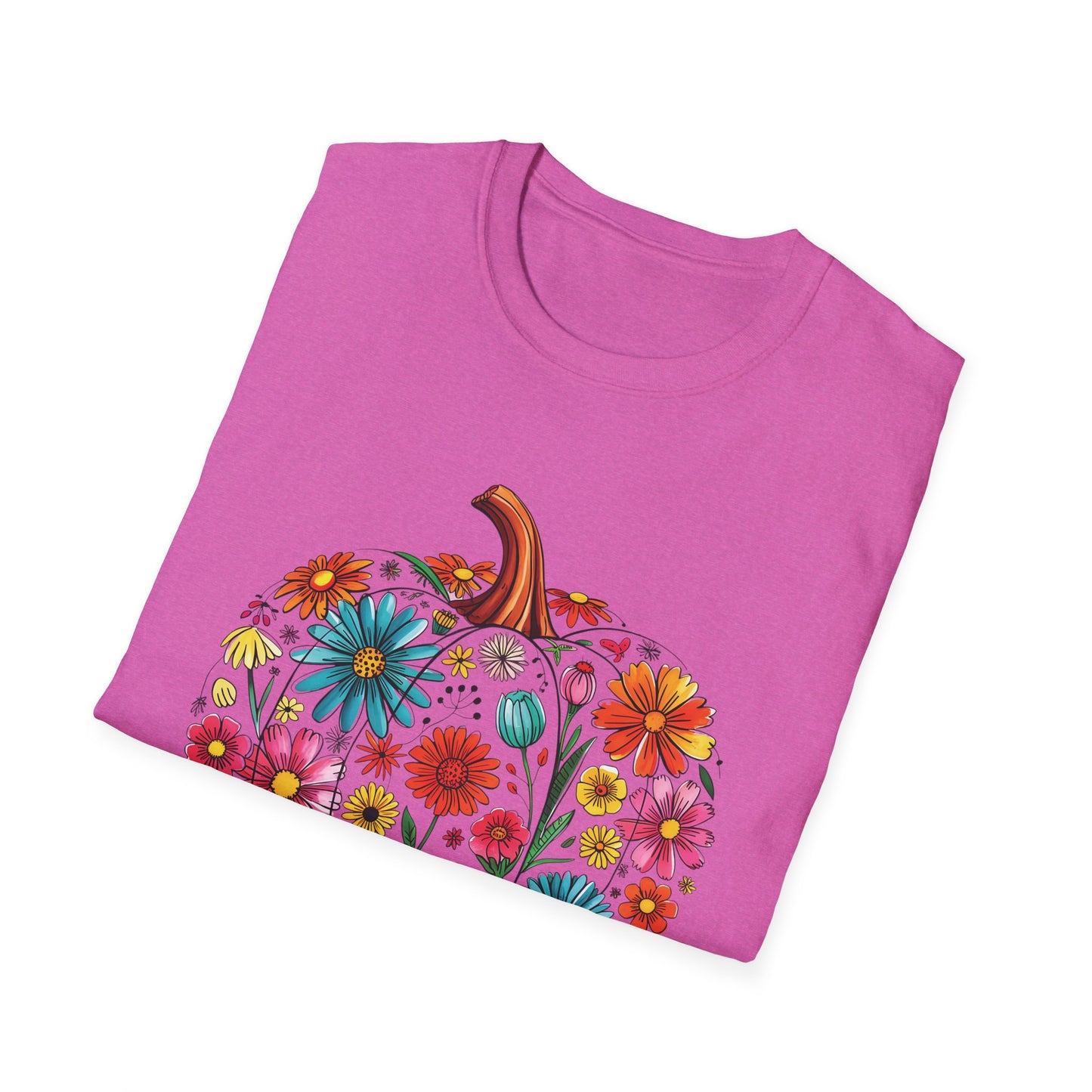 Floral Pumpkin T-Shirt