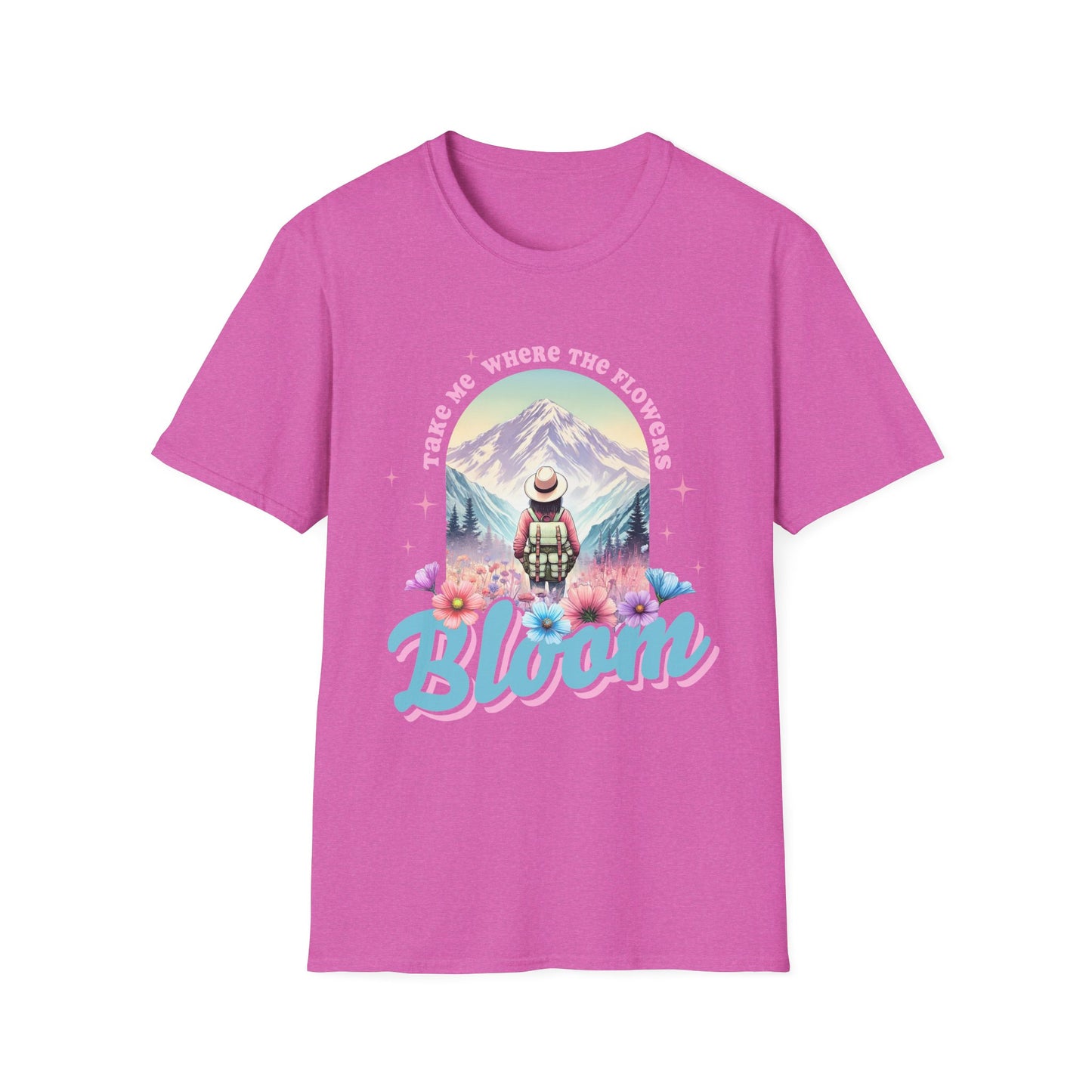 Blooming Adventure Unisex T-Shirt - Nature Lover's Gift, Boho Style Shirt