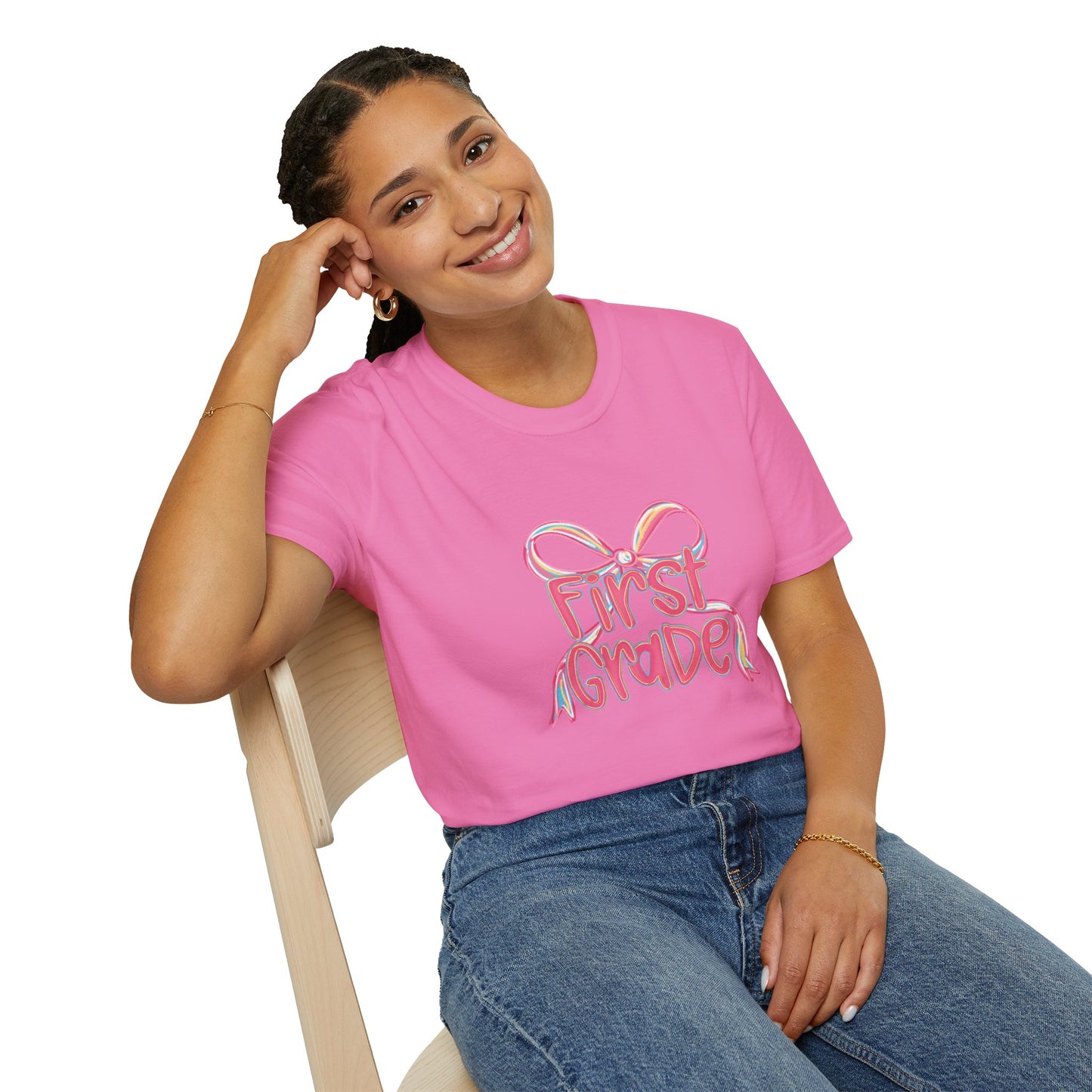 First Grade Teacher T-Shirt - Unisex Softstyle
