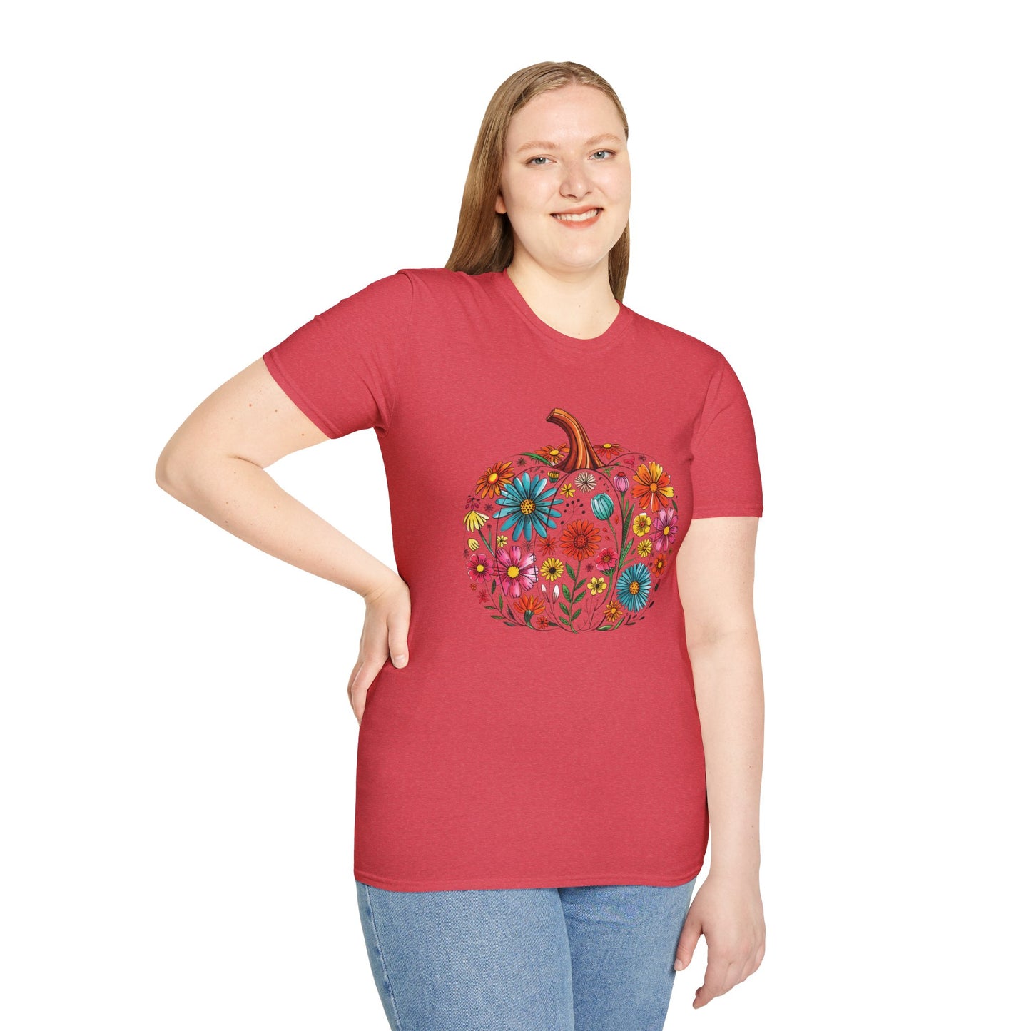 Floral Pumpkin T-Shirt