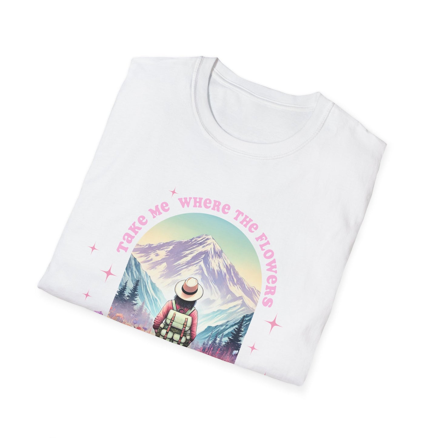 Blooming Adventure Unisex T-Shirt - Nature Lover's Gift, Boho Style Shirt