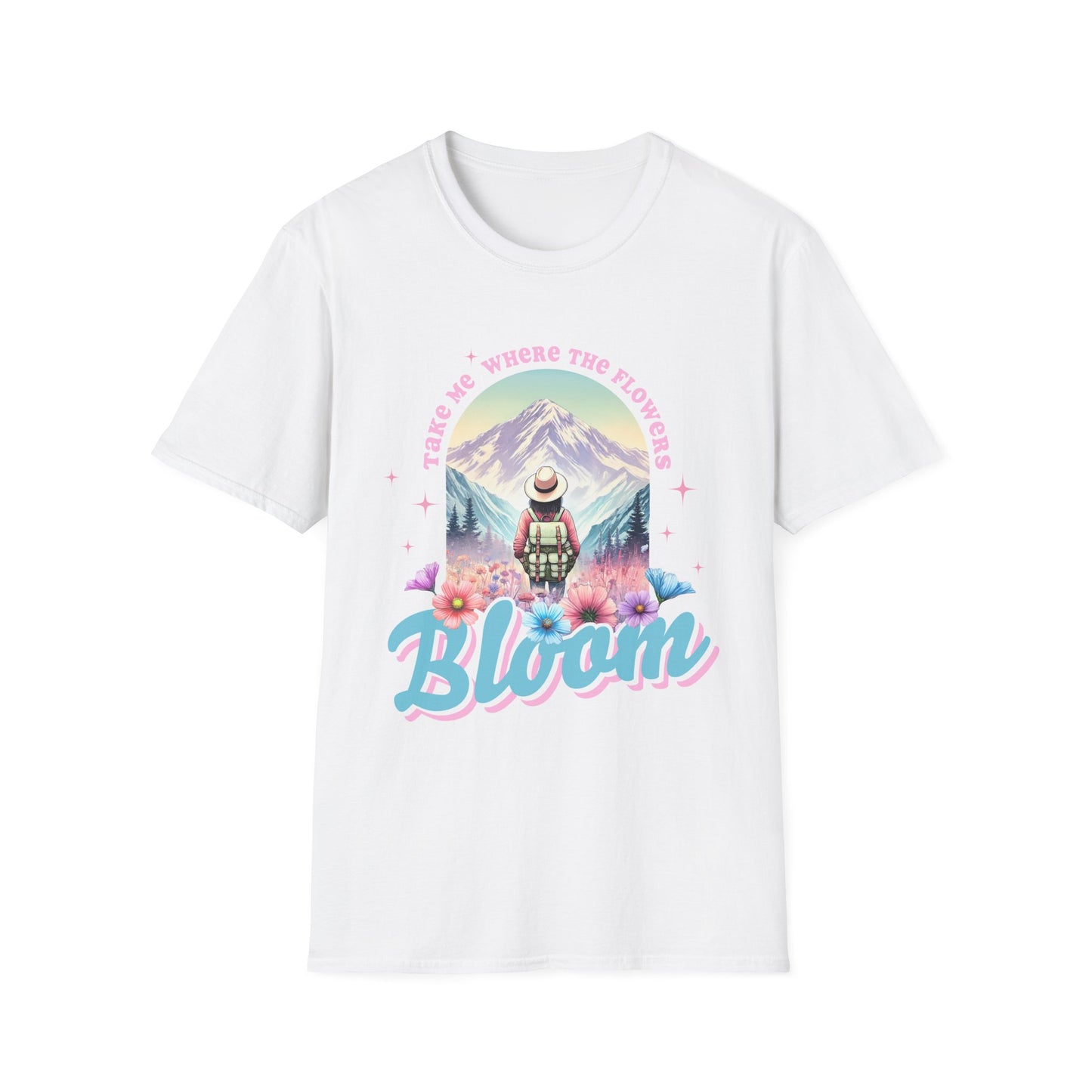 Blooming Adventure Unisex T-Shirt - Nature Lover's Gift, Boho Style Shirt