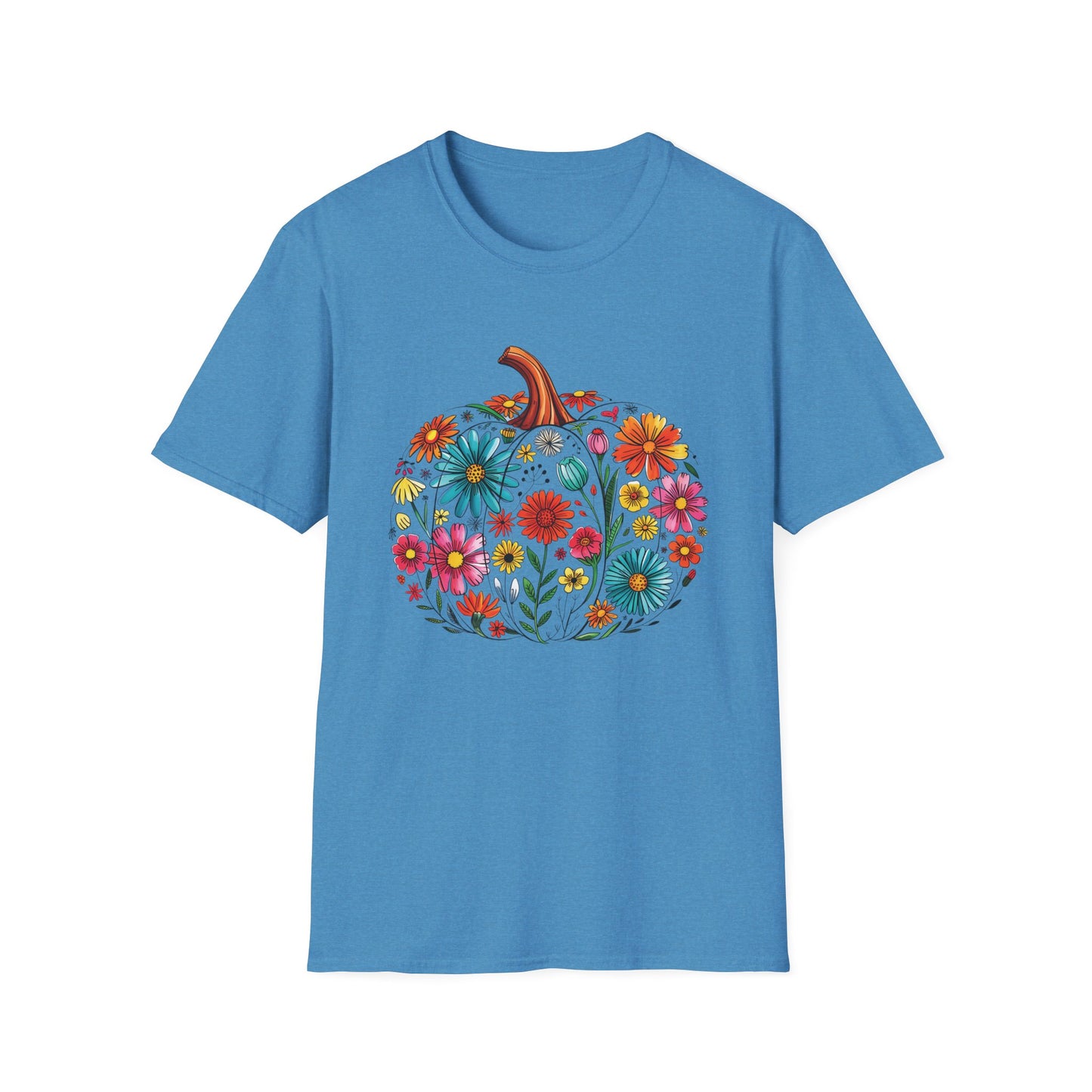 Floral Pumpkin T-Shirt