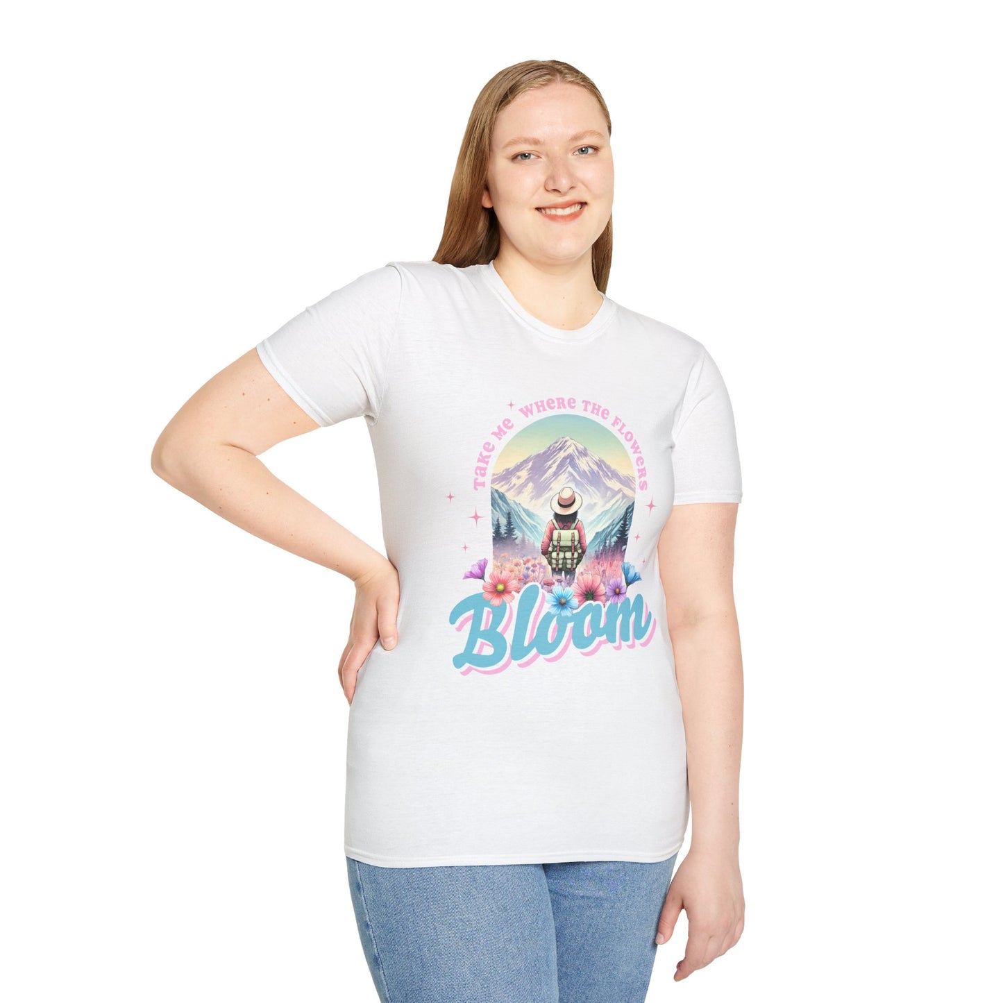 Blooming Adventure Unisex T-Shirt - Nature Lover's Gift, Boho Style Shirt