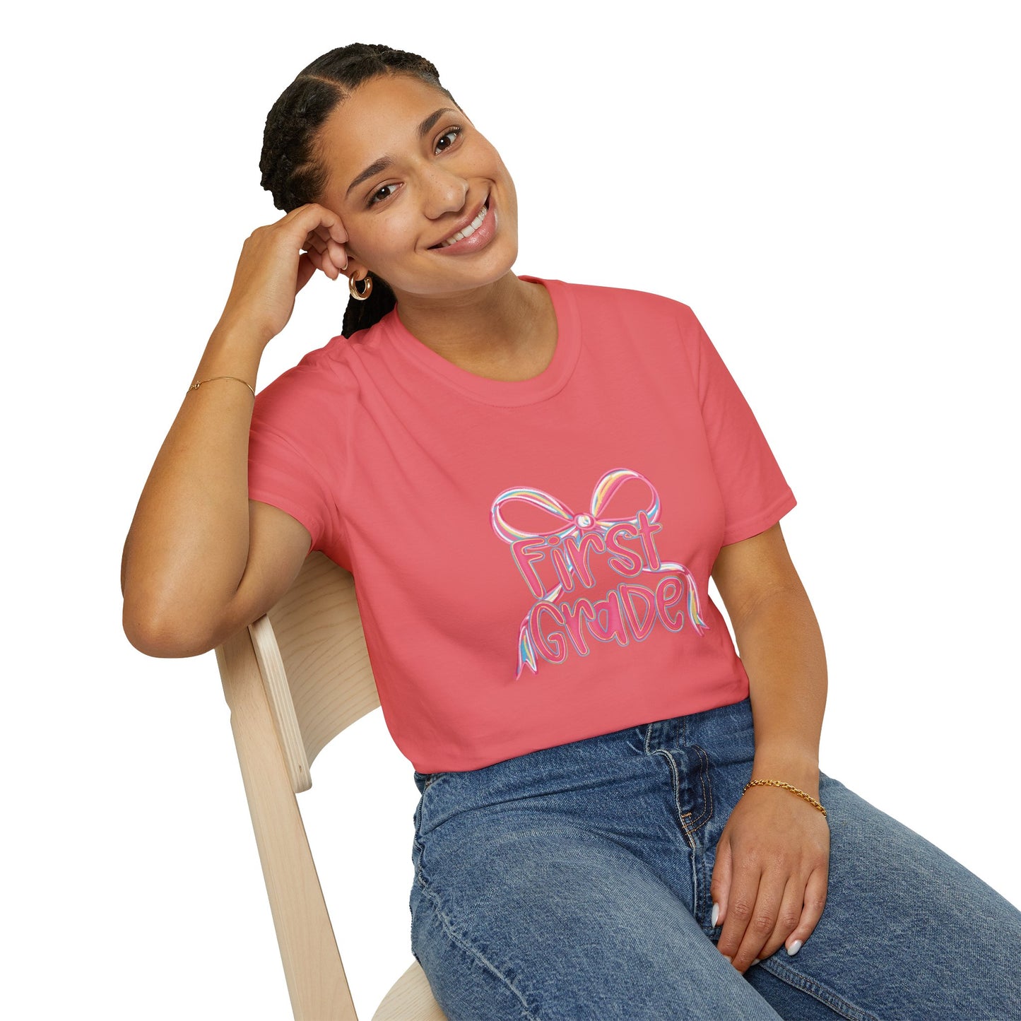 First Grade Teacher T-Shirt - Unisex Softstyle