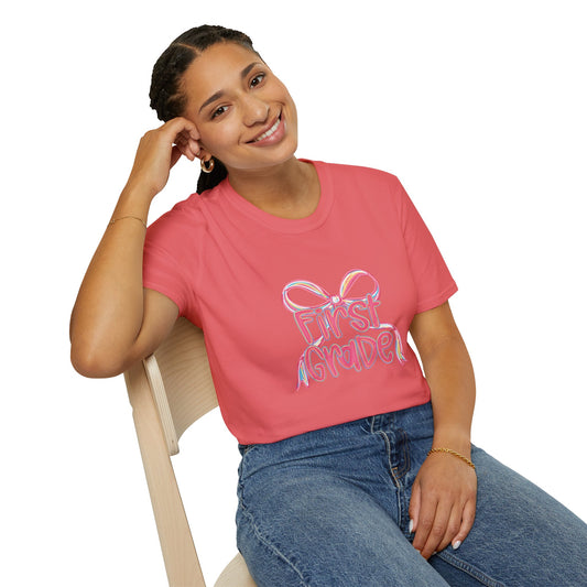 First Grade Teacher T-Shirt - Unisex Softstyle