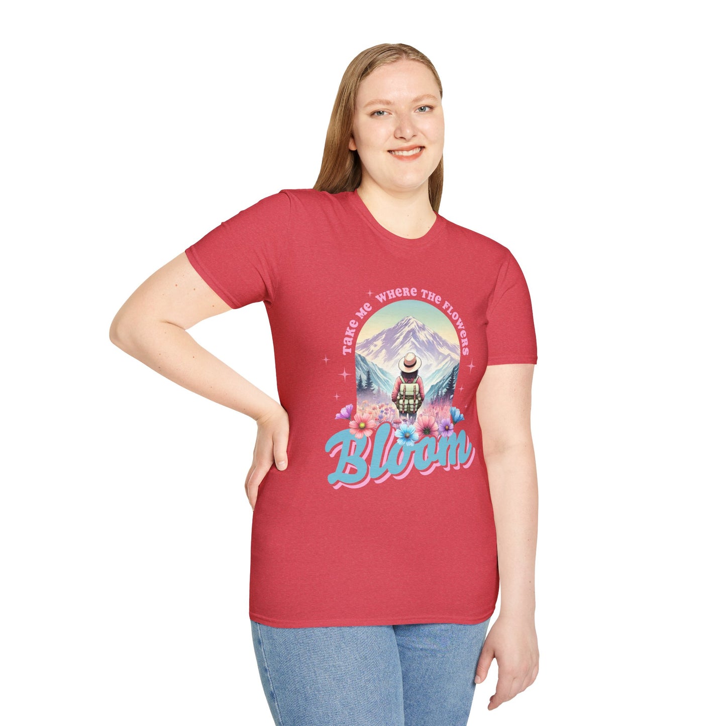 Blooming Adventure Unisex T-Shirt - Nature Lover's Gift, Boho Style Shirt