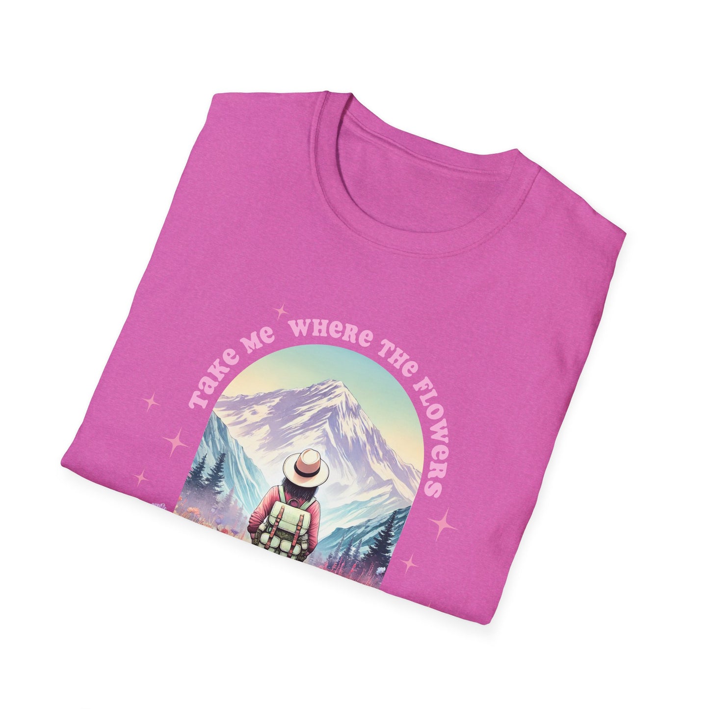 Blooming Adventure Unisex T-Shirt - Nature Lover's Gift, Boho Style Shirt