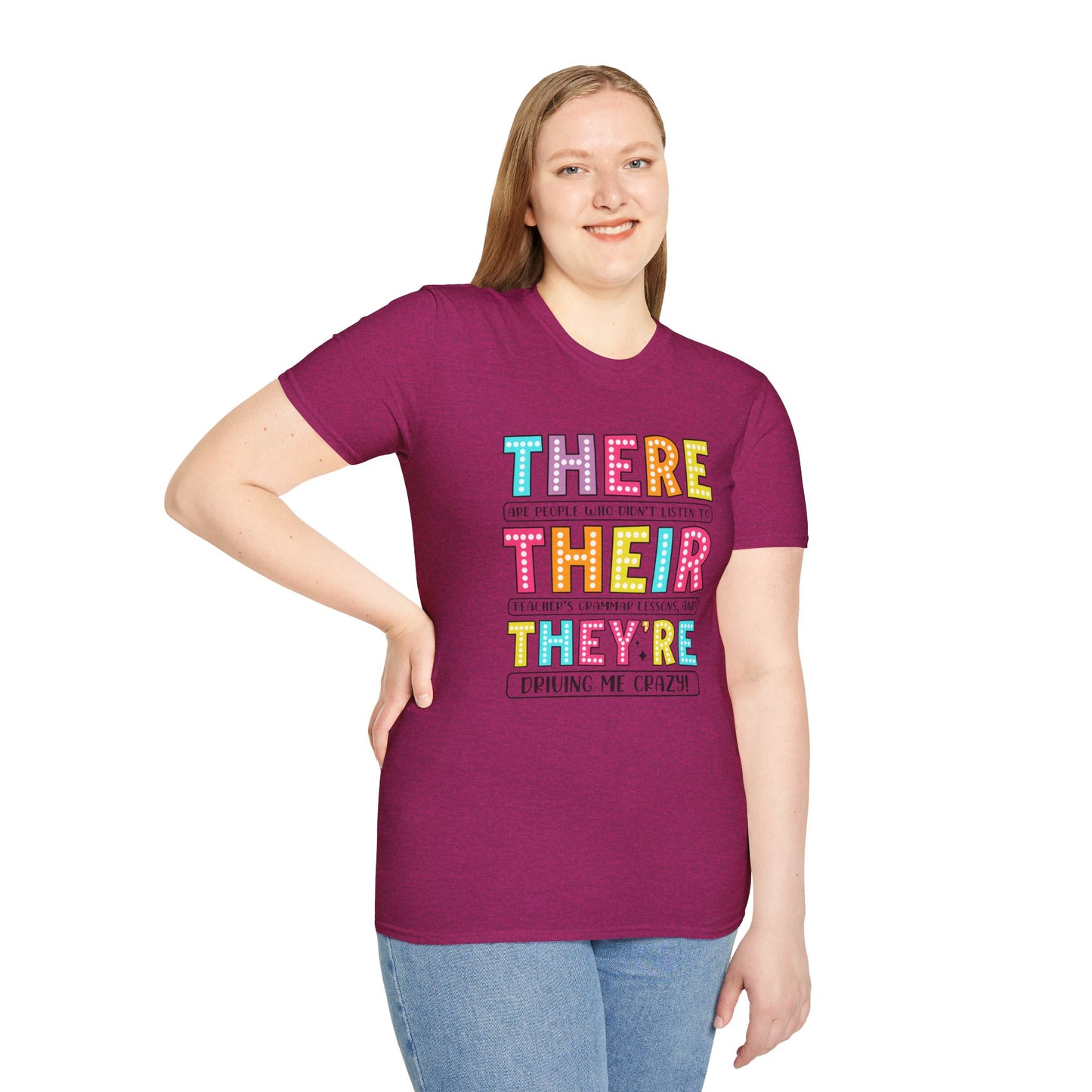 Funny Grammar Humor T-Shirt | Unisex Softstyle Tee