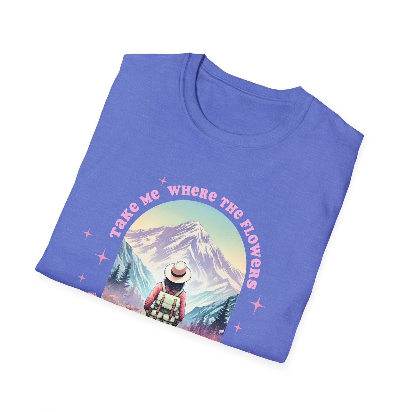 Blooming Adventure Unisex T-Shirt - Nature Lover's Gift, Boho Style Shirt