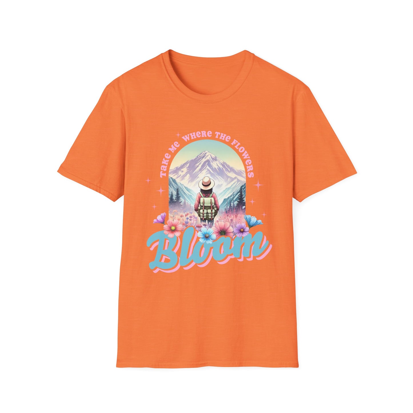 Blooming Adventure Unisex T-Shirt - Nature Lover's Gift, Boho Style Shirt