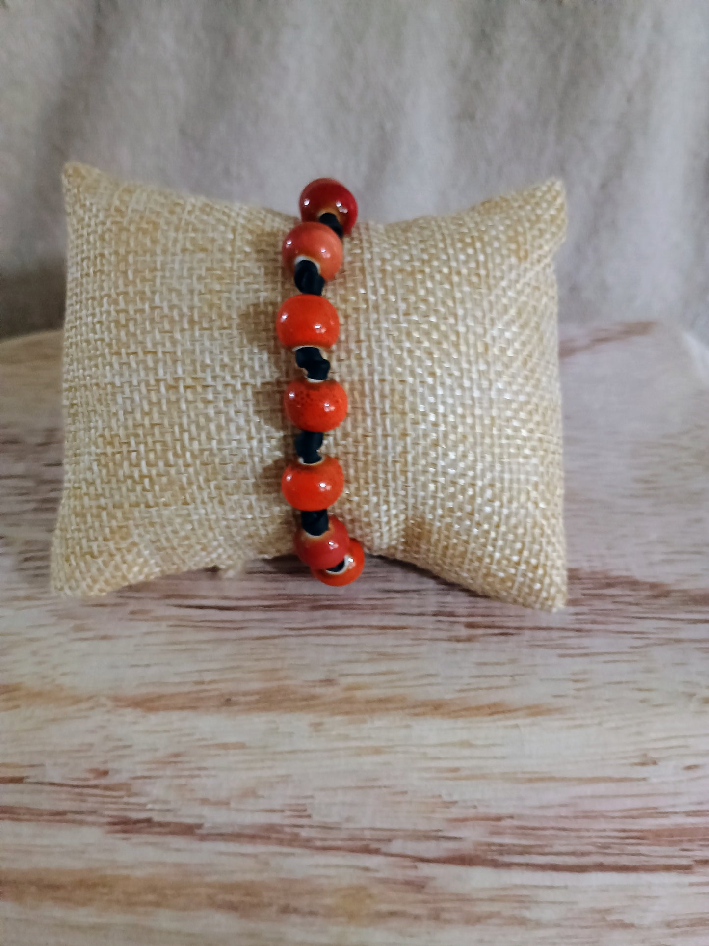 Colorful Artisan Porcelain Bead Stackable Bracelets - American Taina Crafts 