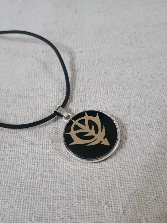 zeon emblem pendant neckleace